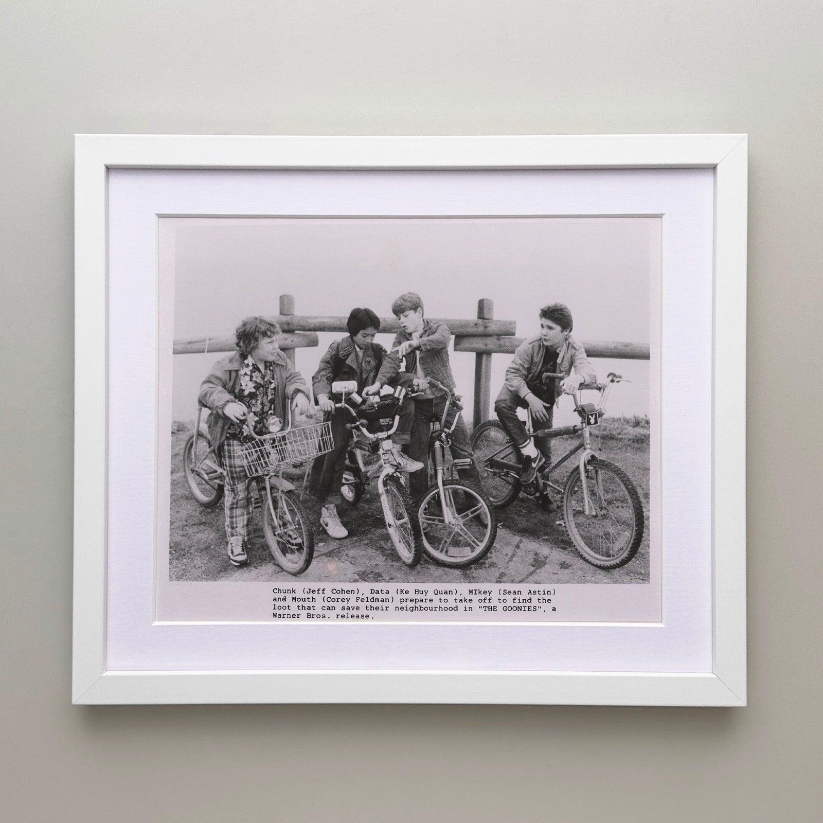The Goonies 1985 Publicity Film Movie Press Still Framed photo for sale