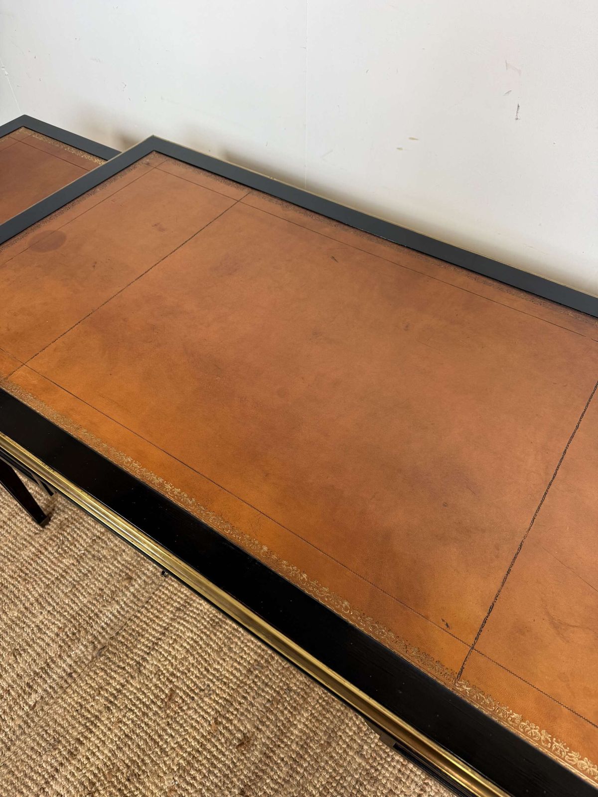Ebonised Writing Desk In The Louis XVI Style photo vintage