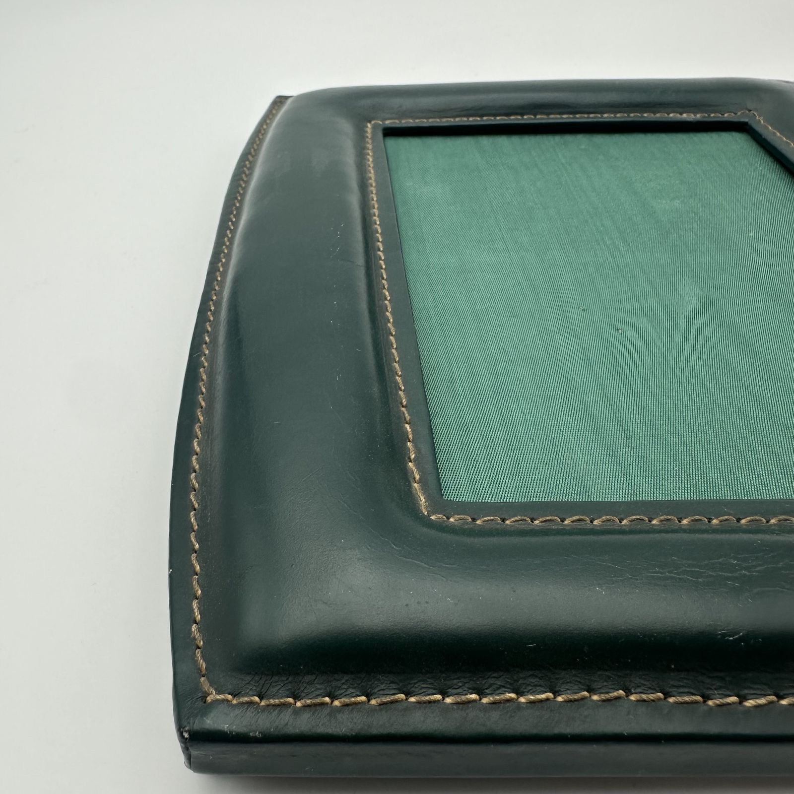photo furniture Green Leather Photo Frame, In The Style Of Jacques Adnet – French Work, Circa 1950
