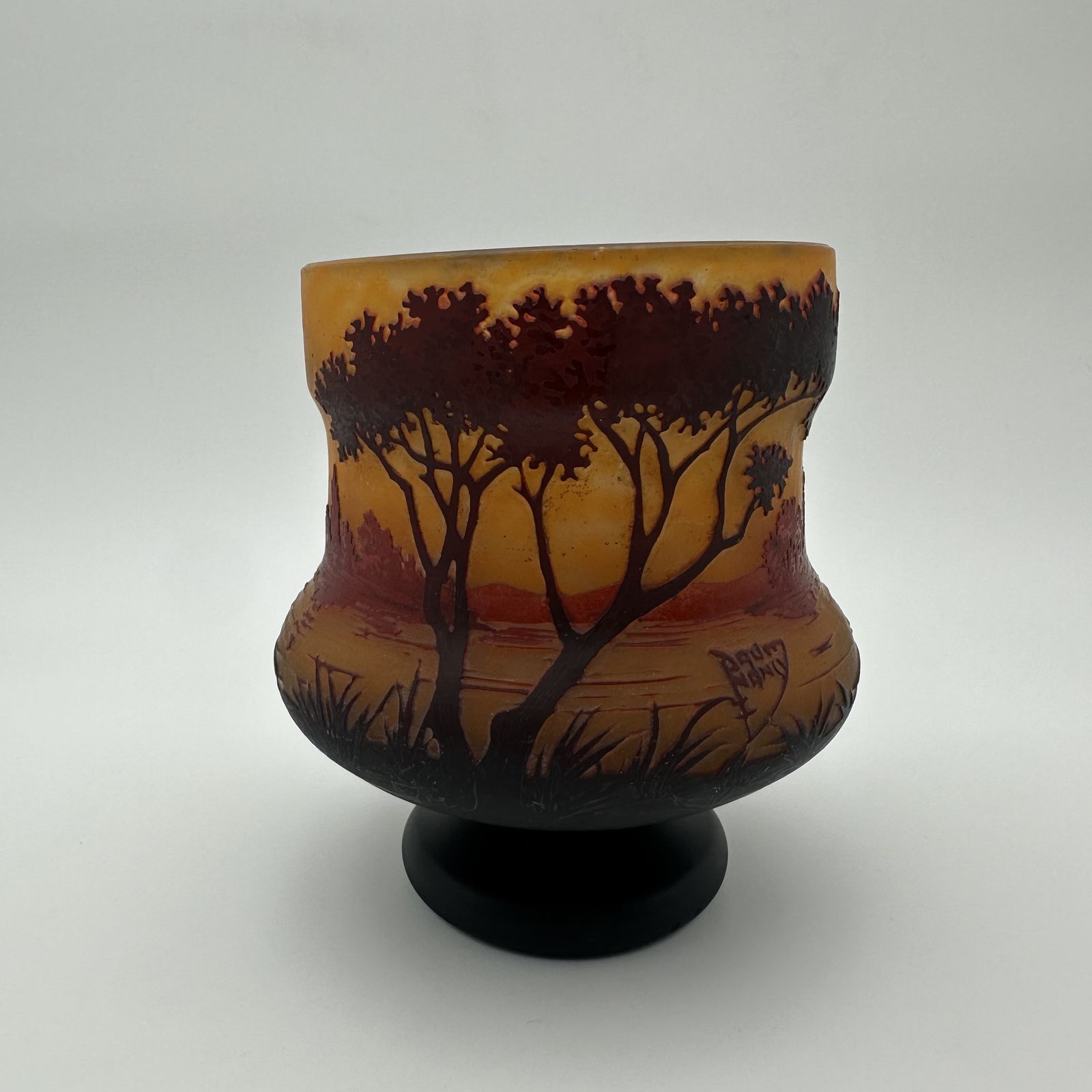 photo furniture Art Nouveau Cameo Glass Vase – Daum Nancy, France, Circa 1900
