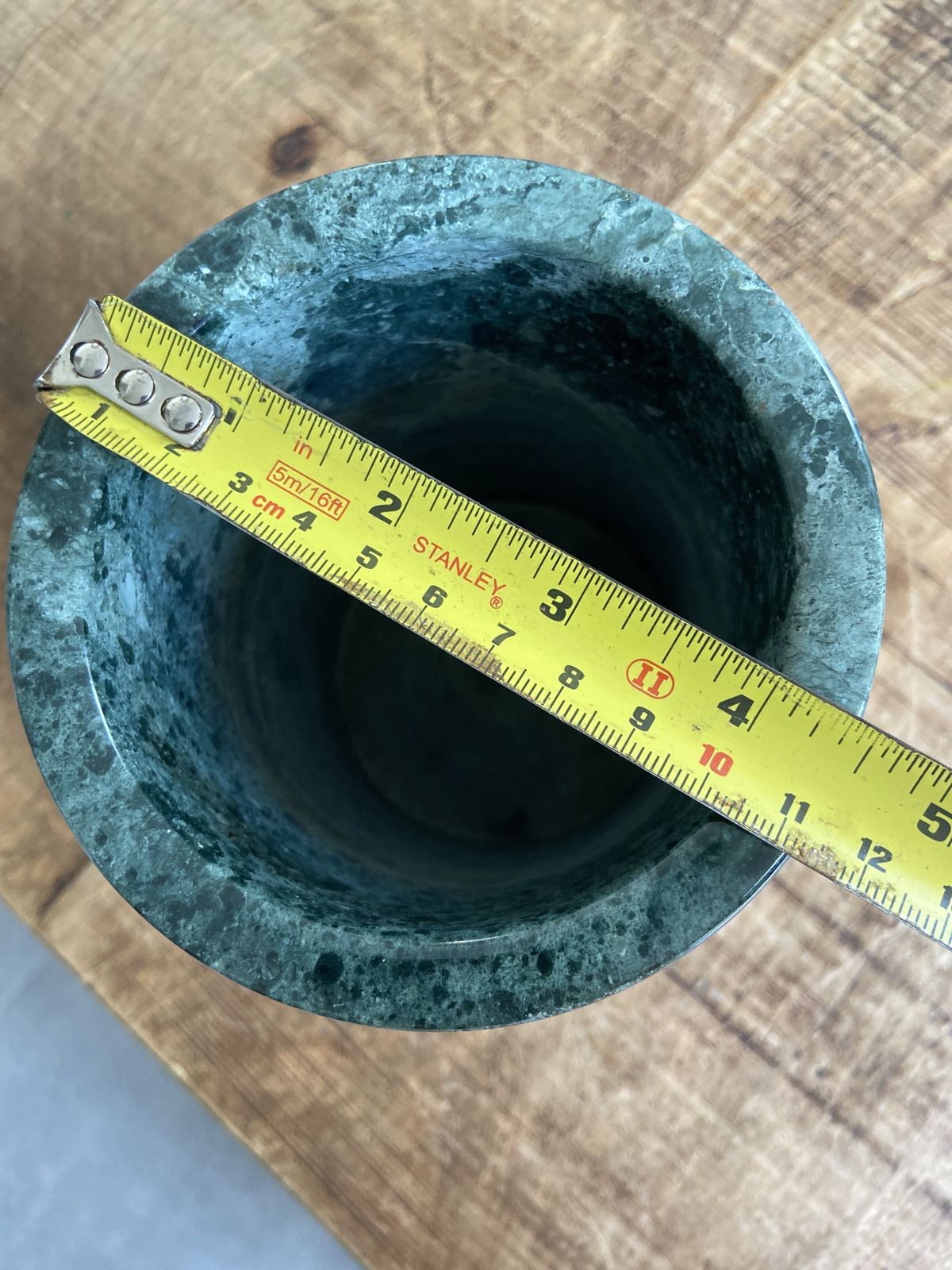 1980’s Two Piece Marble Wine Cooler photo vinterior