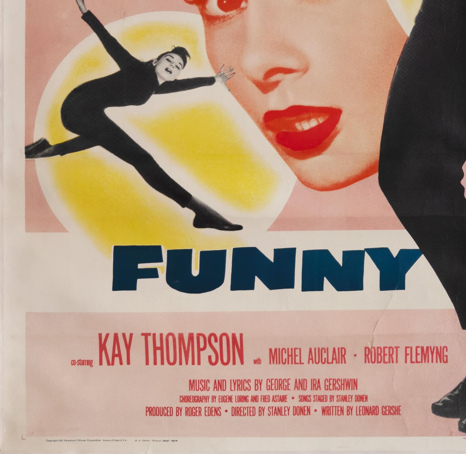 Affiche de cinéma US 6 Sheet, Funny Face, 1957 photo 5635.0