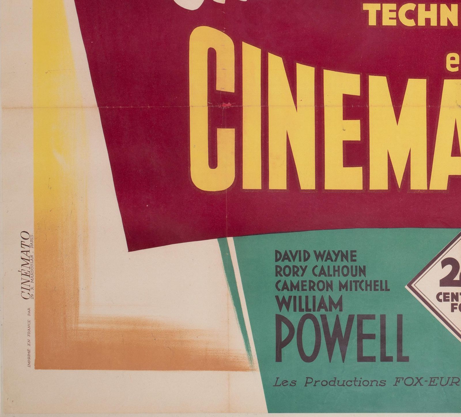 Affiche de cinéma française Grande format 1953 « How To Marry A Millionnaire », par Boris Grinsson photo buy