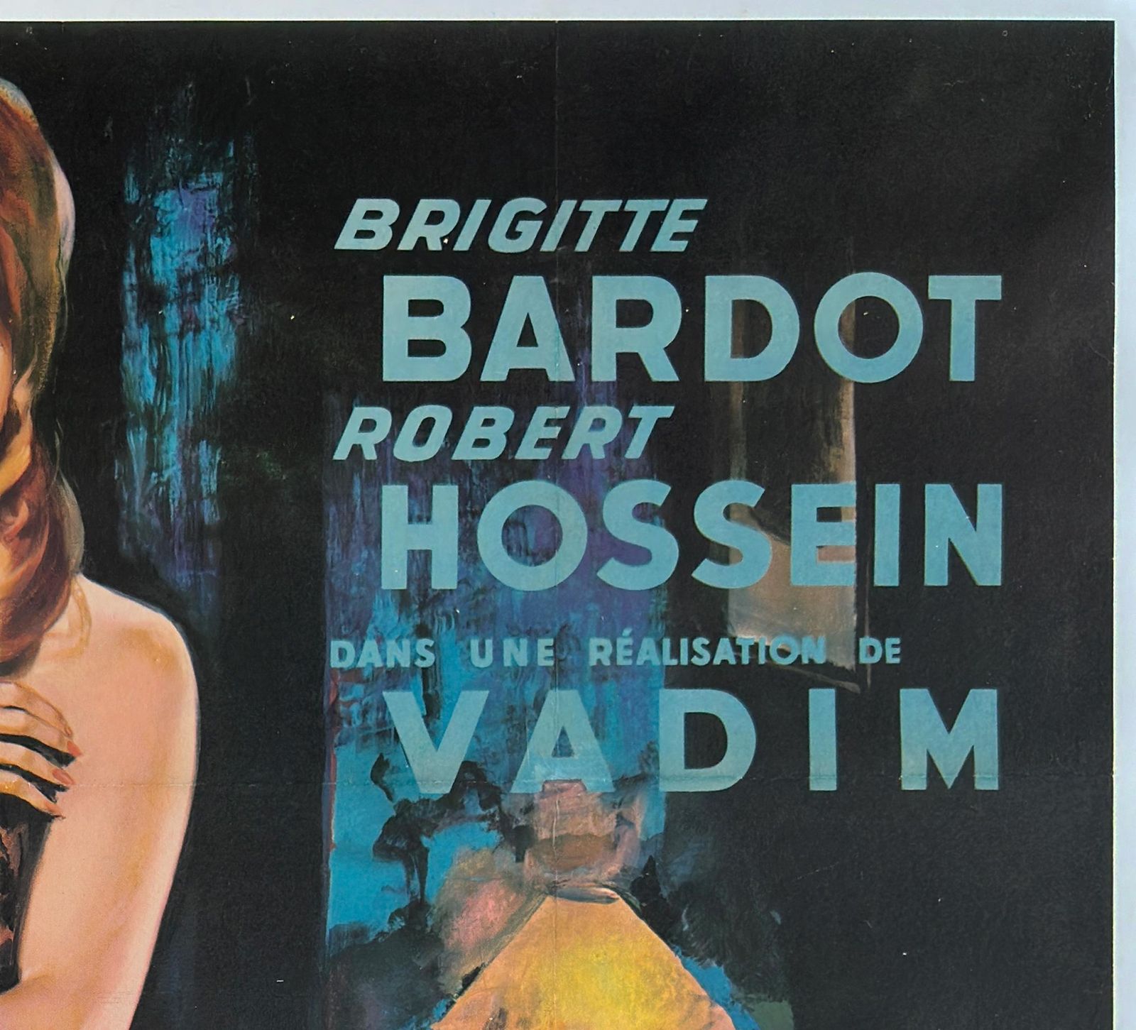 Love On A Pillow 1962 French Grande Film Poster, Georges Allard photo Art