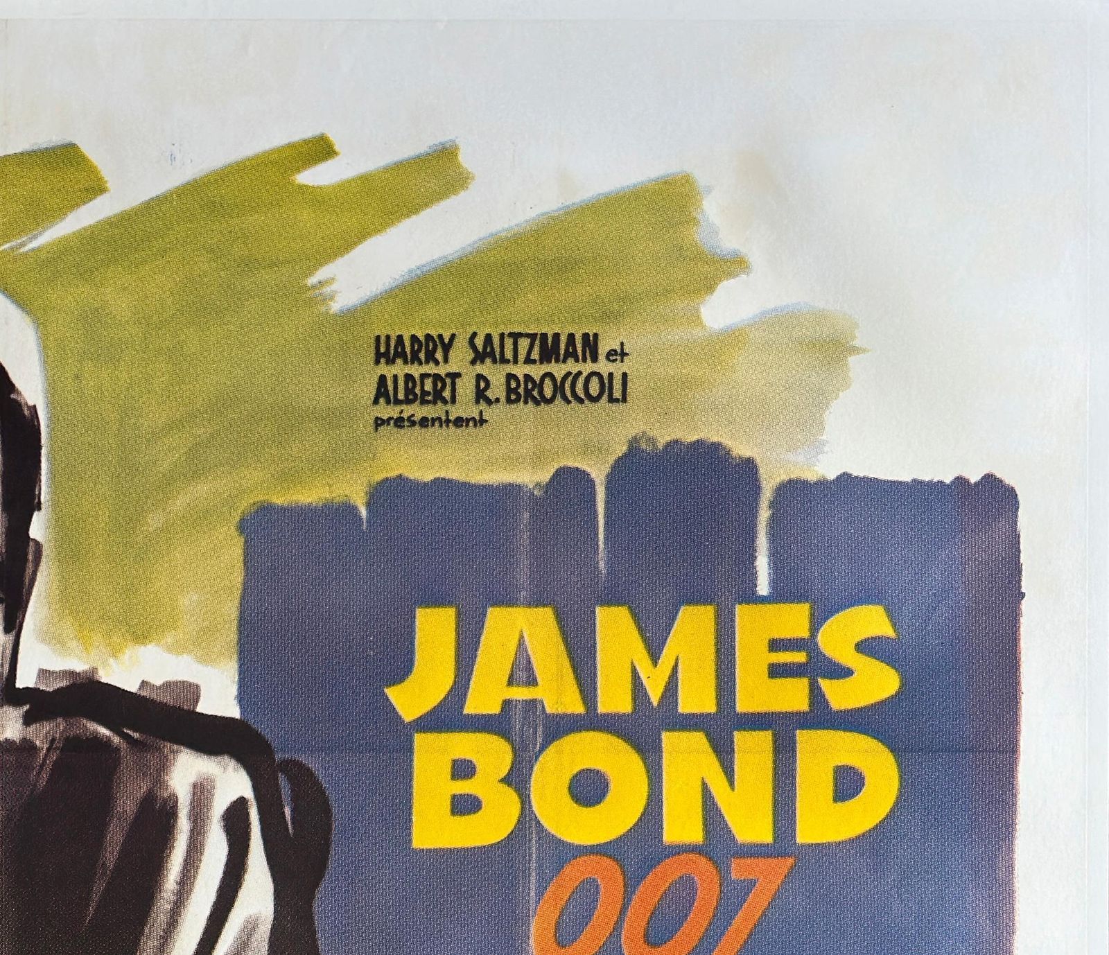 Affiche de cinéma française Grande, Dr. No, années 1970 photo Art