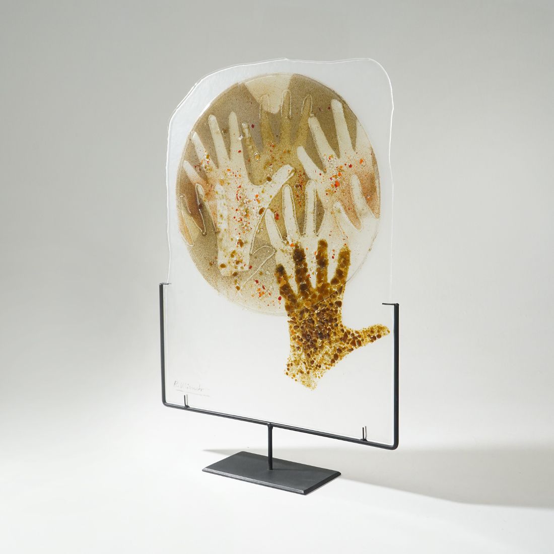 Renata Minuto, Glass Fusion Work For Studio Casarini Savona, 1990s photo Art