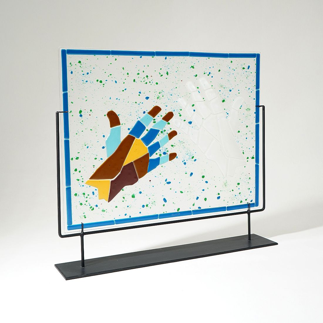 Mario Rossello, Glass Fusion Work For Studio Casarini Savona, 1990s photo 960.0