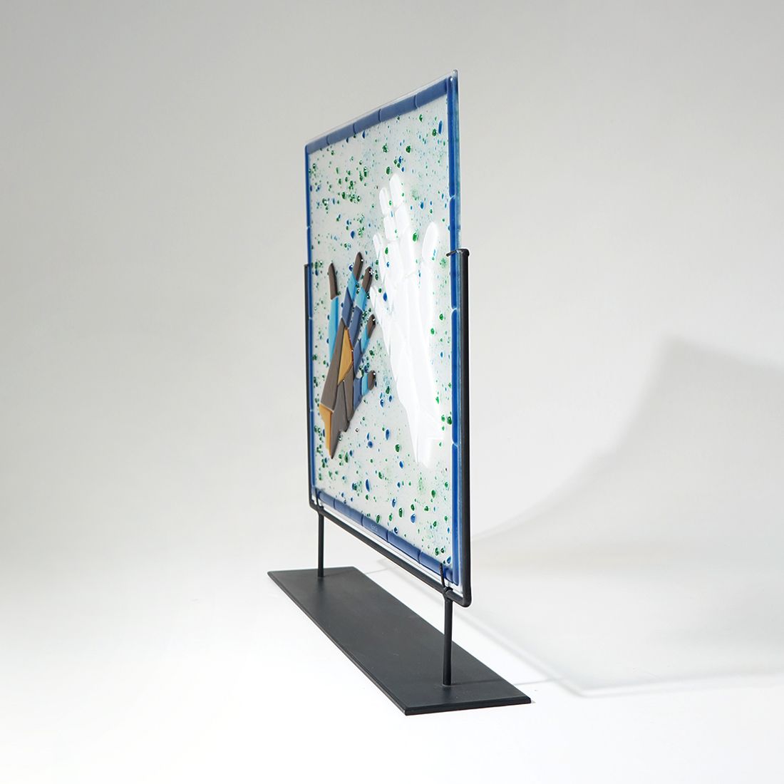 Mario Rossello, Glass Fusion Work For Studio Casarini Savona, 1990s photo vinterior