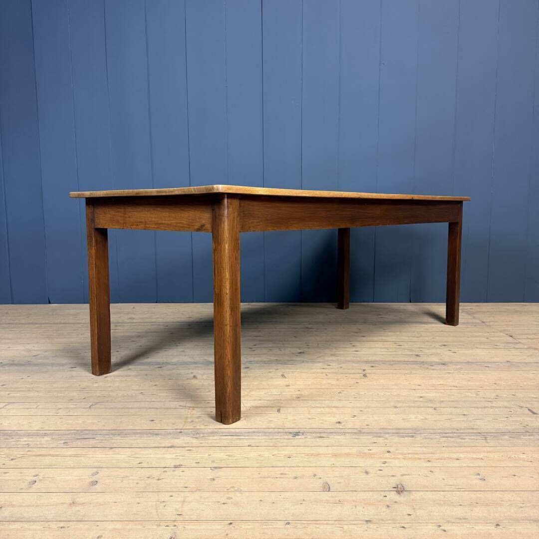 Furniture Oak Dutch Café Table, 1950s photo