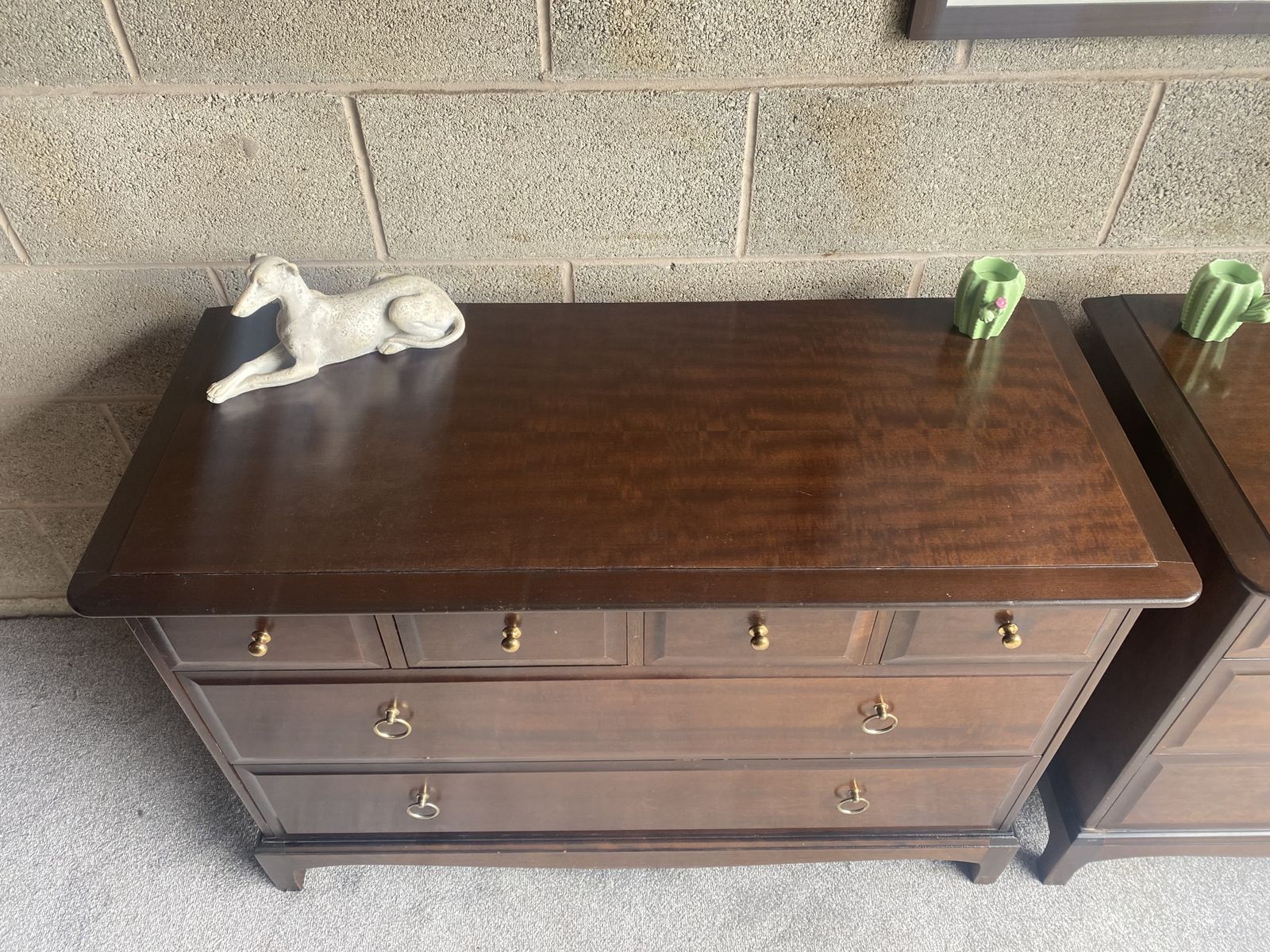 Pair Of Stag Minstrel Lowboys 6 Drawer Chest Of Drawers photo buy