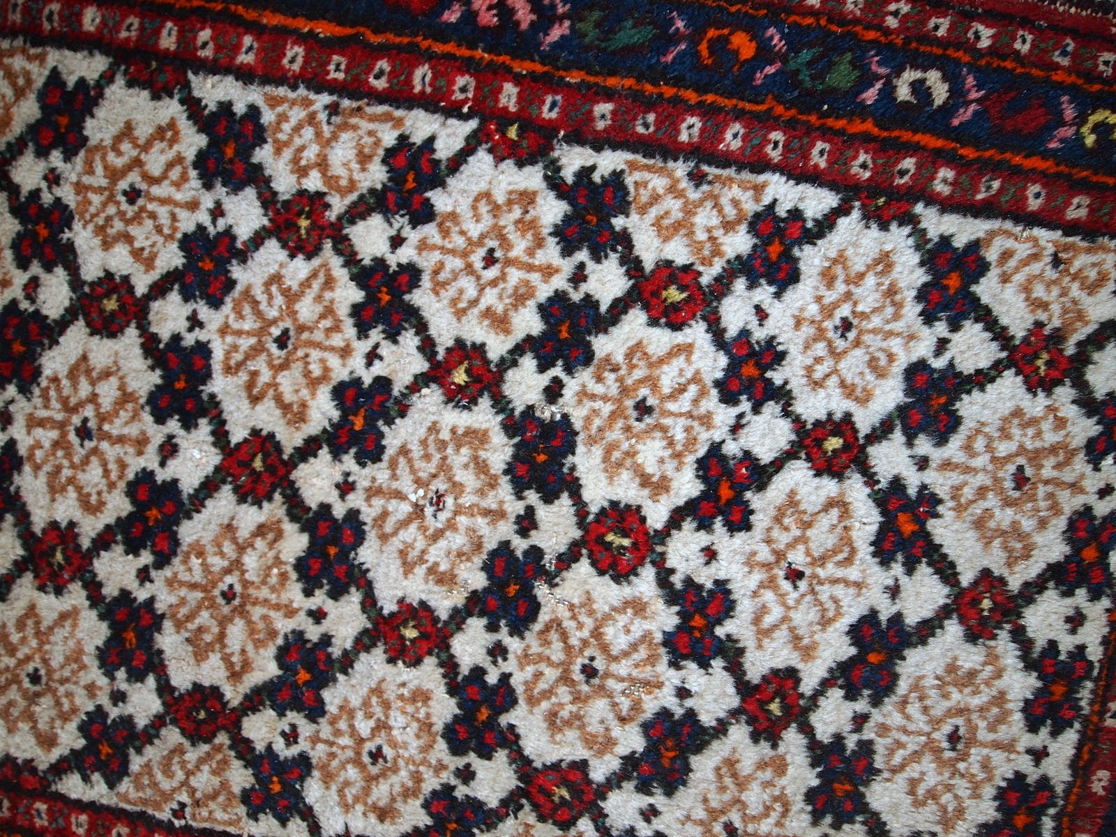 Tapis de couloir vintage en laine, fait main, 80 × 207 cm, années 1960 photo 510.0