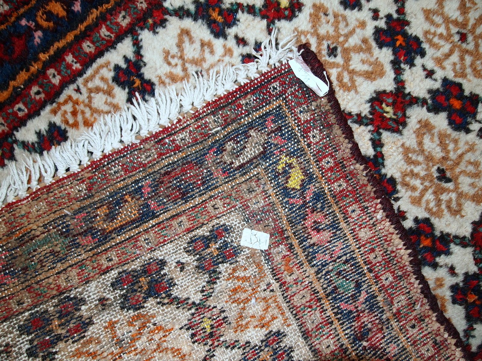 Textiles Tapis de couloir vintage en laine, fait main, 80 × 207 cm, années 1960 photo