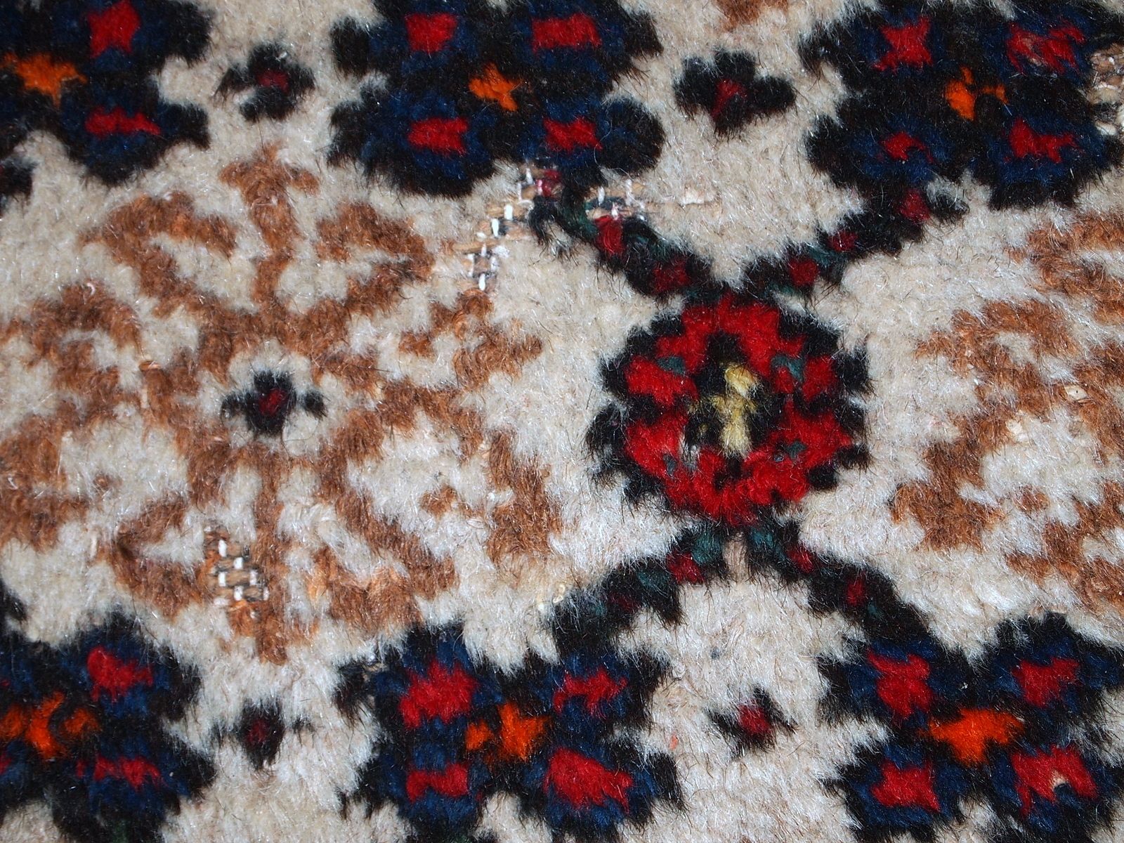 510.0 Tapis de couloir vintage en laine, fait main, 80 × 207 cm, années 1960 photo