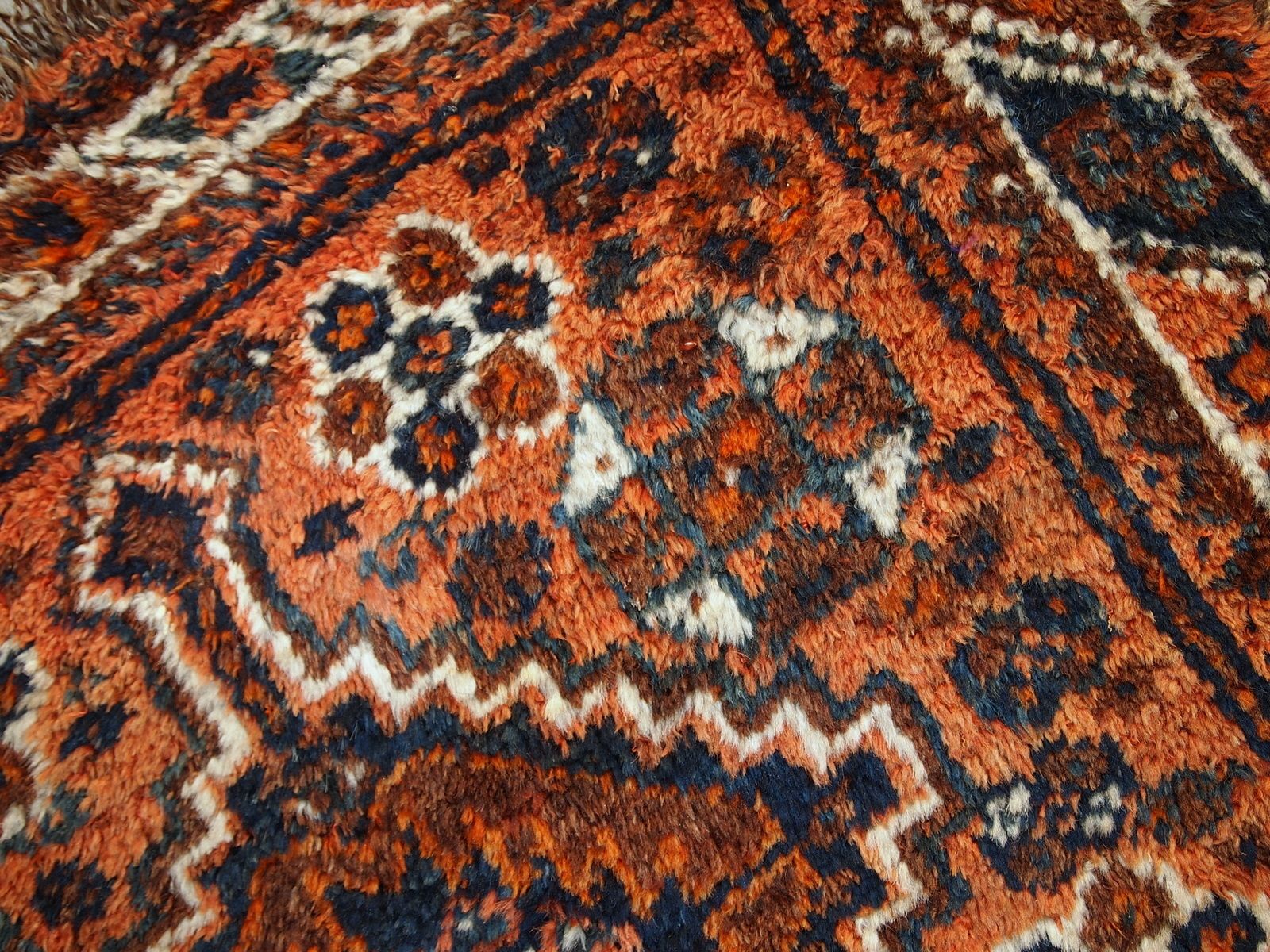 Bagface tribal d'époque, fait main - 81 × 85 cm - Moyen-Orient, vers 1900 photo Textiles
