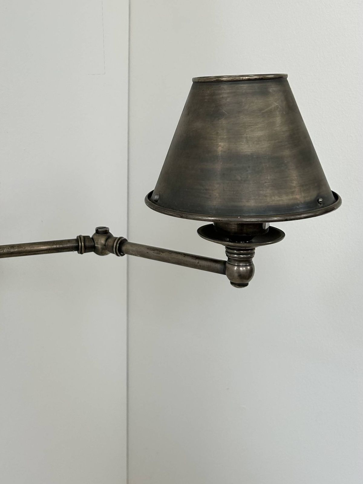 Pairs Of Adjustable Vintage Wall Lights In Steel, France, 1970. photo vinterior
