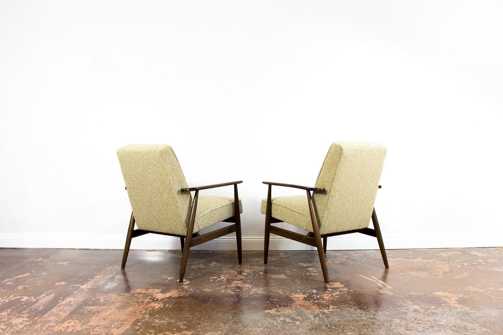 Vintage Armchairs Designed By H. Lis, Poland, 1960's, Set Of 2 photo 1250.0