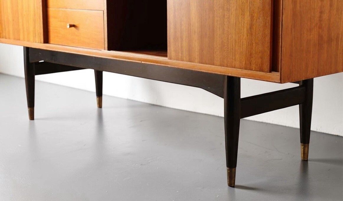 White And Newton Walnut And Teak Sideboard Mid Century C1960 Very Stylish Rare photo Furniture