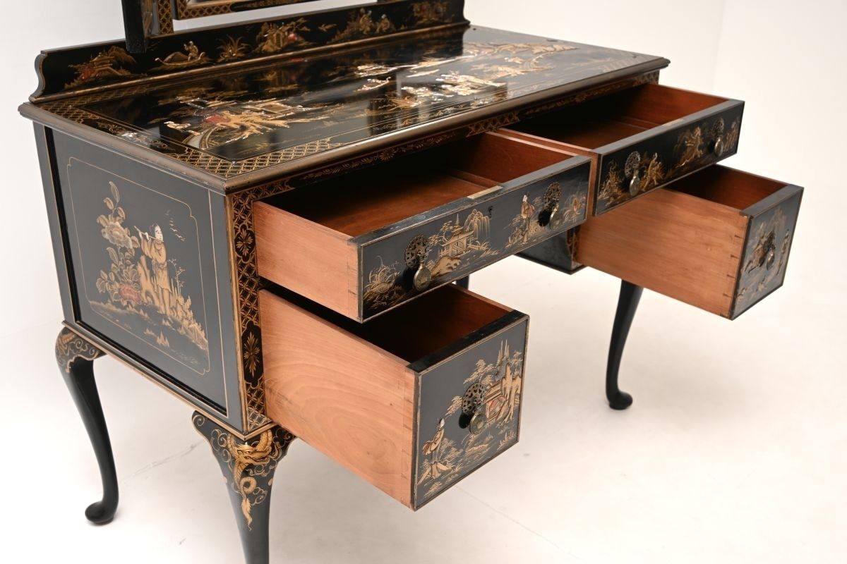 Antique Lacquered Chinoiserie Dressing Table photo buy