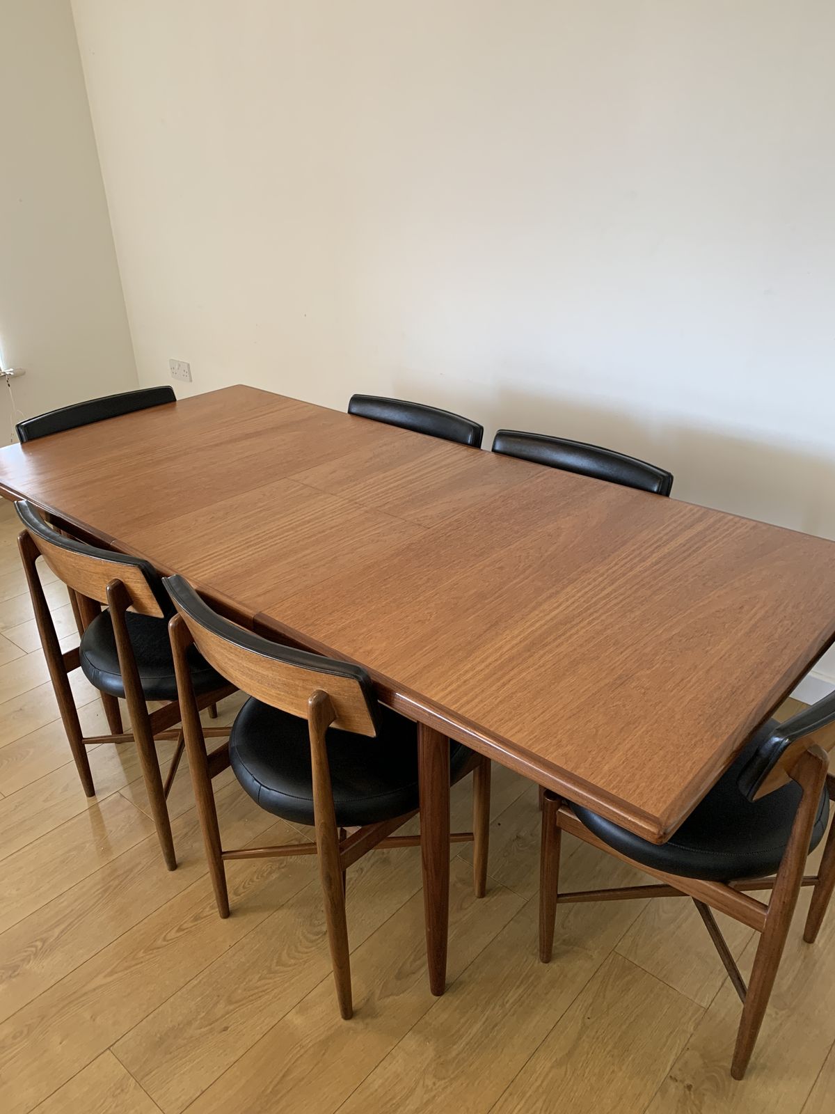 photo for sale Restored G Plan Fresco Extending Table & 6 Or 8 Victor Wilkins Dining Chairs