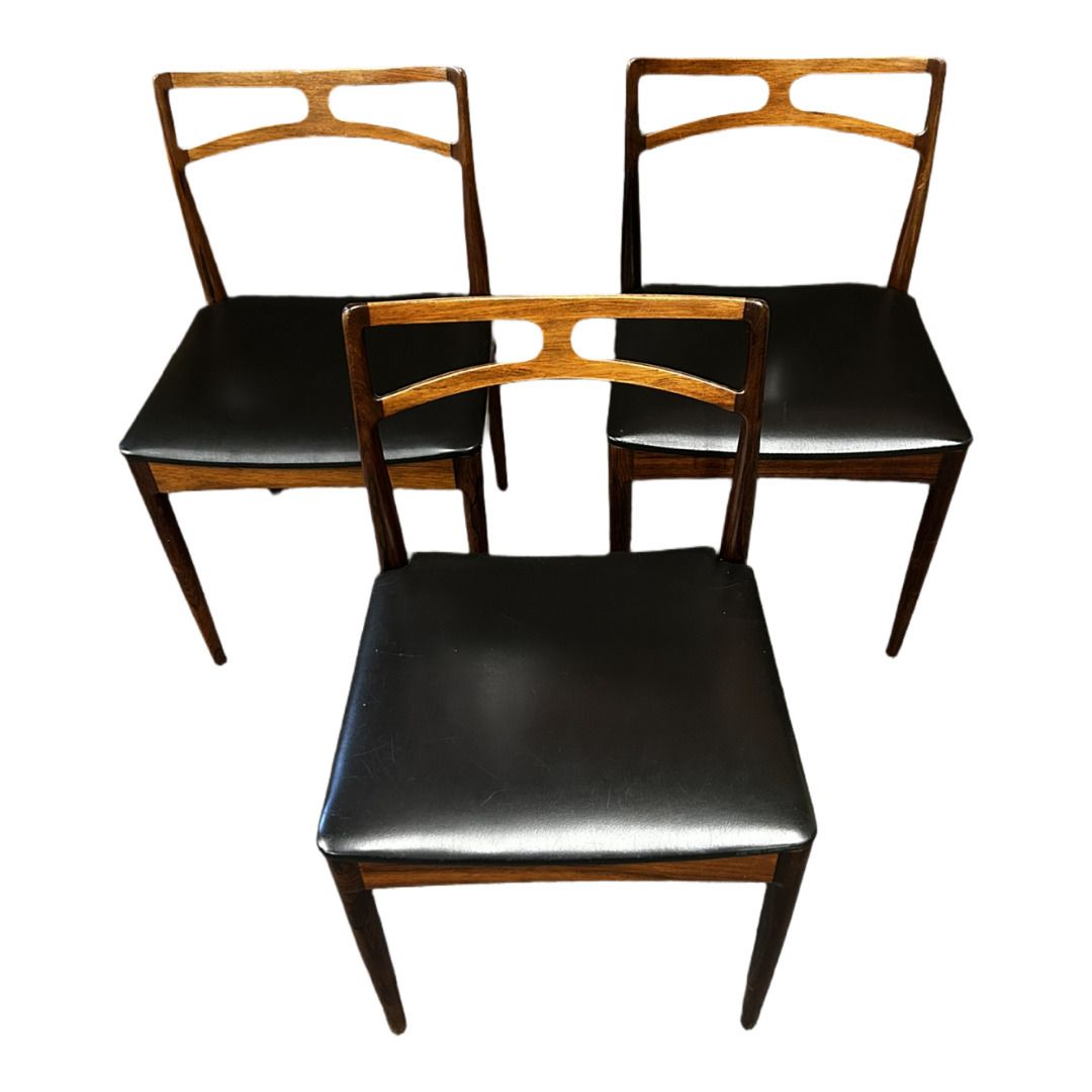 Danish Model 94 Dining Chairs By Johannes Andersen For Christian Linneberg, 1960s, Set Of 6 photo buy