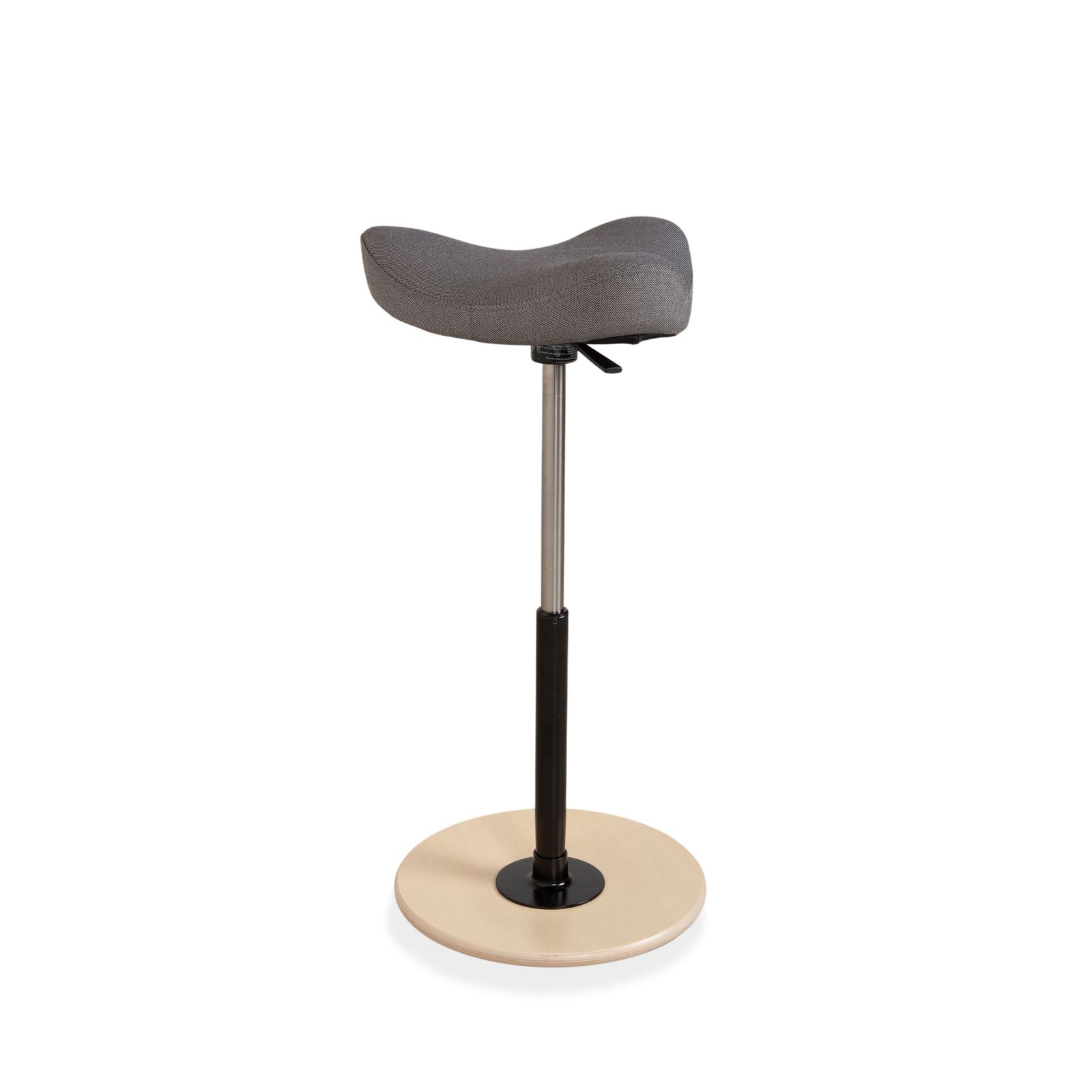 Varier Move Sit Stand Grey Revive 164 Base Natural Brown Ash Wood Office Chair By Per øie photo for sale