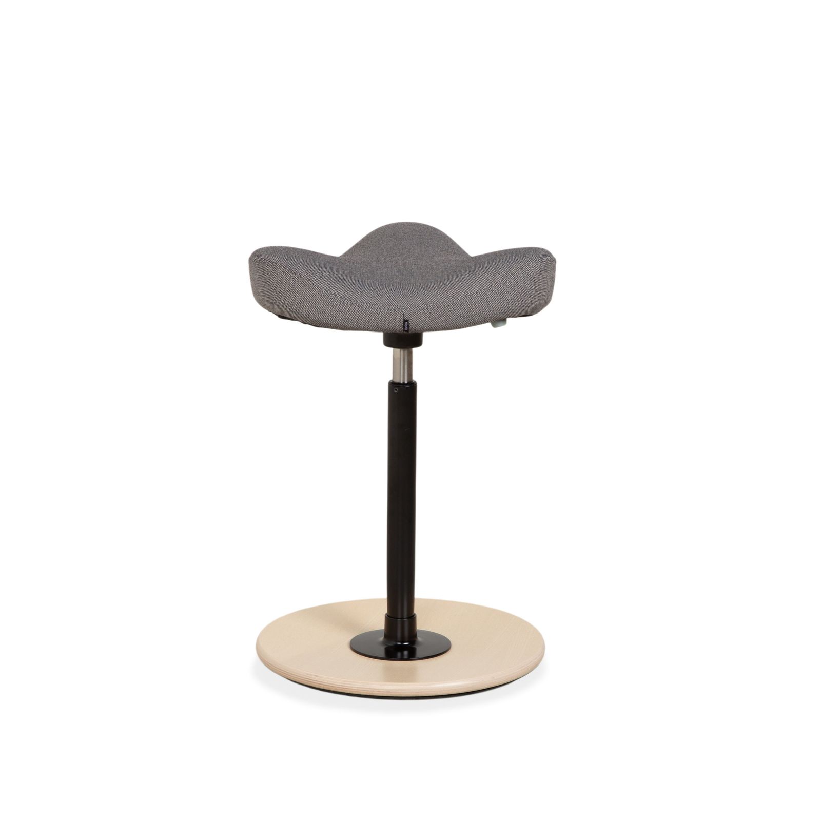 photo furniture Varier Move Sit Stand Grey Revive 164 Base Natural Brown Ash Wood Office Chair By Per øie
