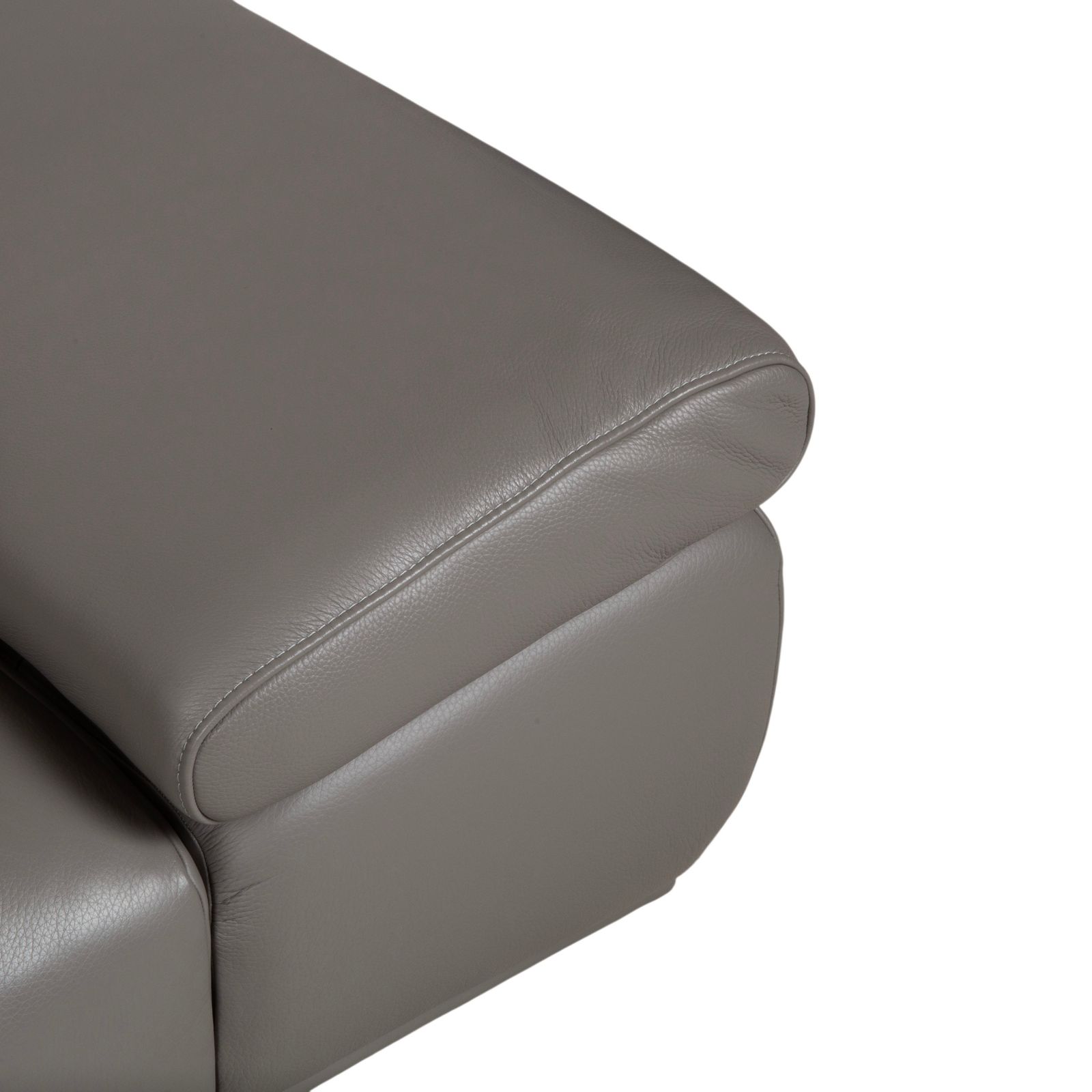 Canapé 2 places en cuir Willi Schillig Levi gris Elephant Gray Z77/25, fonction manuelle photo buy