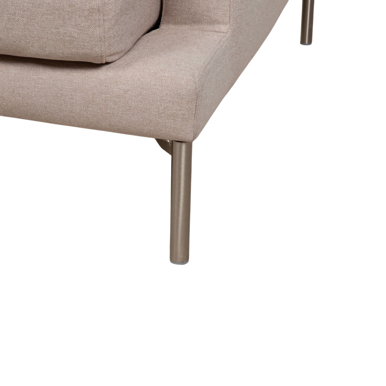 Canapé d'angle Bolia Veneda en tissu, crème beige photo vinterior