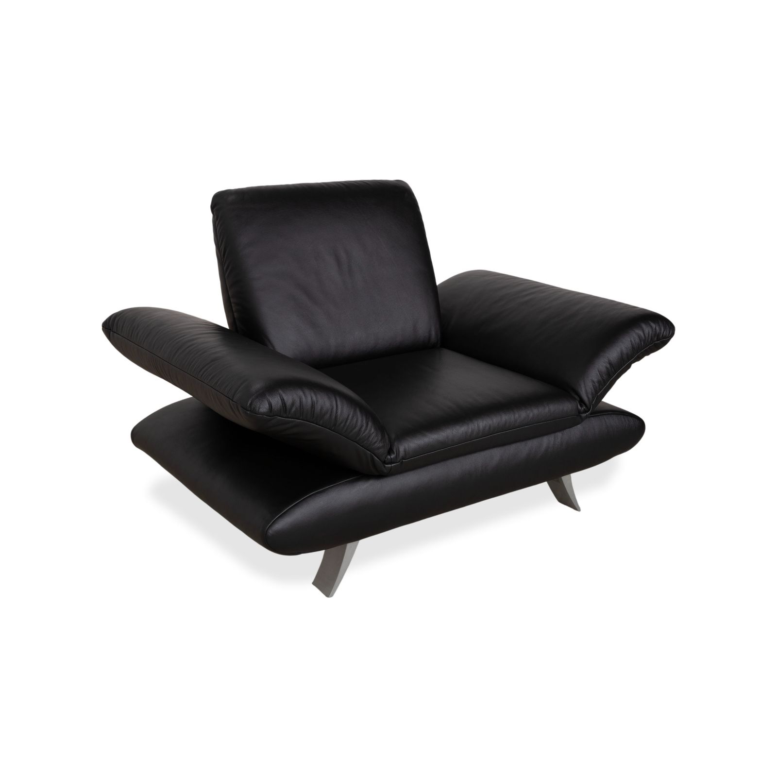 Koinor Rossini Leather Armchair Black Manual Function photo for sale
