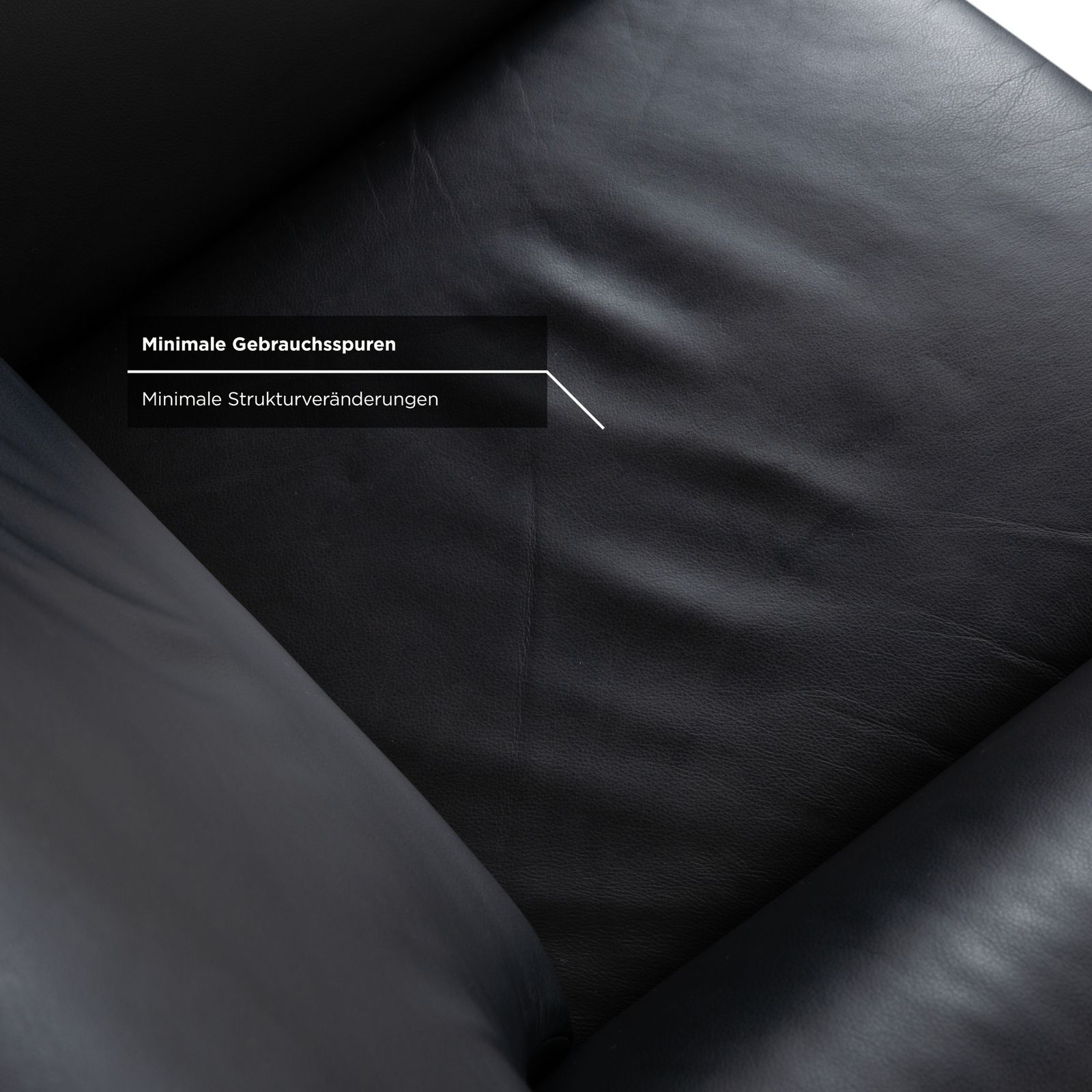 Fauteuil Lauuser Atlanta en cuir noir photo vinterior