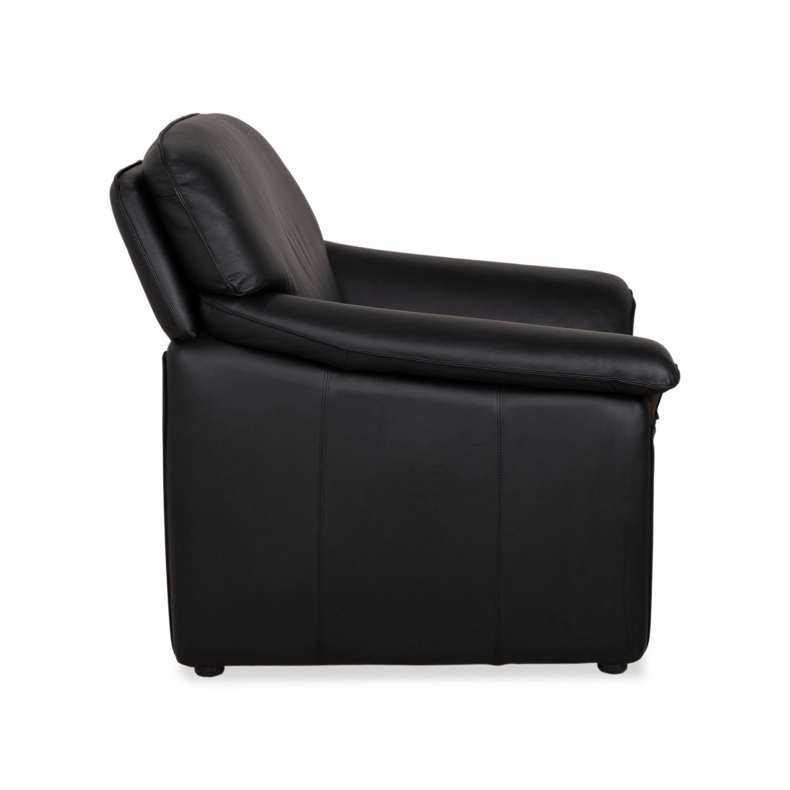 photo for sale Fauteuil Lauuser Atlanta en cuir noir