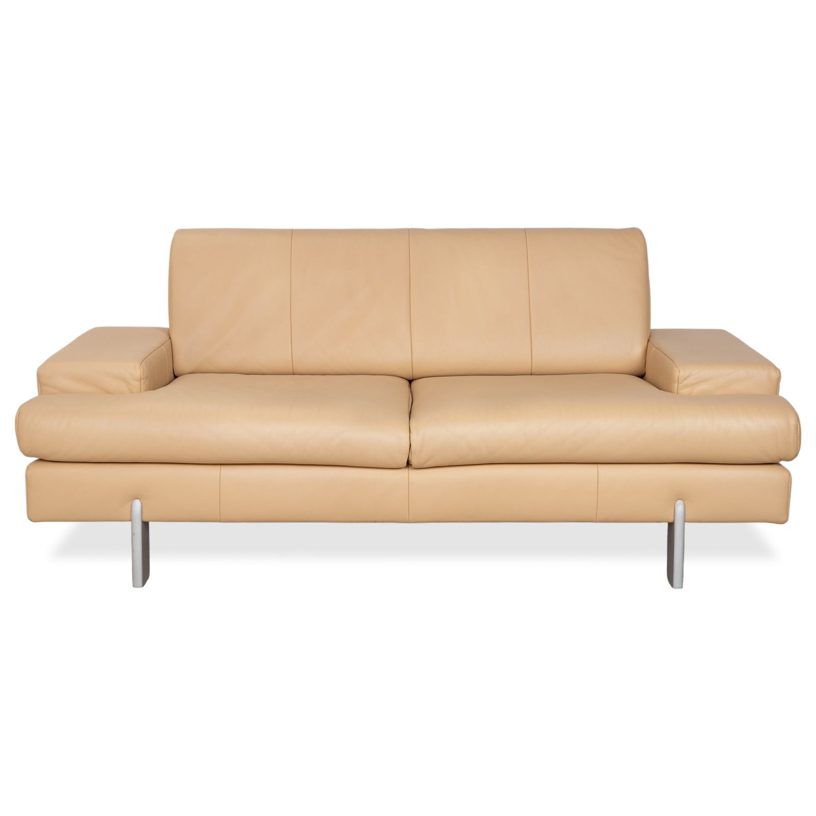 Rolf Benz AK 644 tweezitsbank leer crème beige