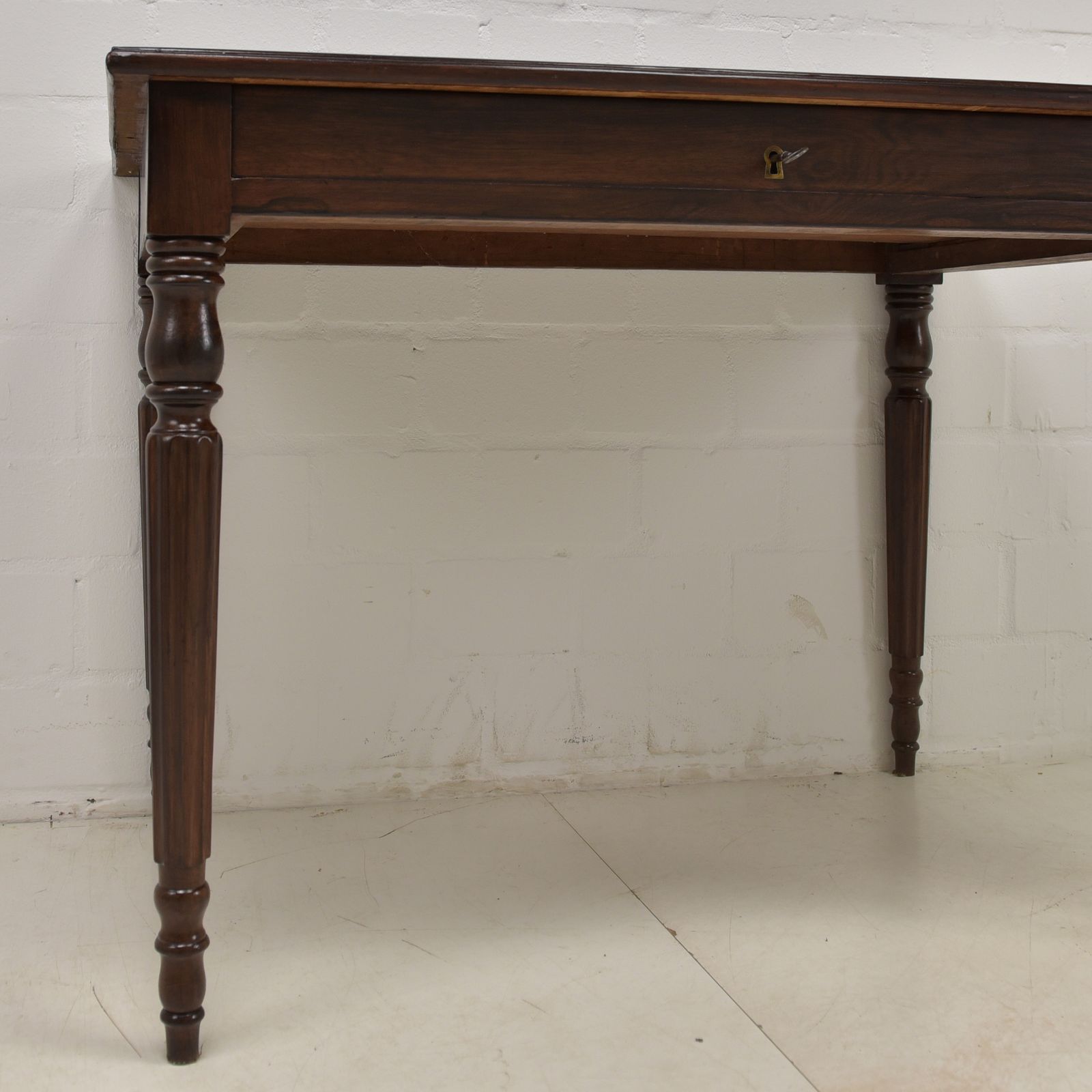 photo furniture Antique! Small Restored Rosewood Desk, English Ladies' Desk