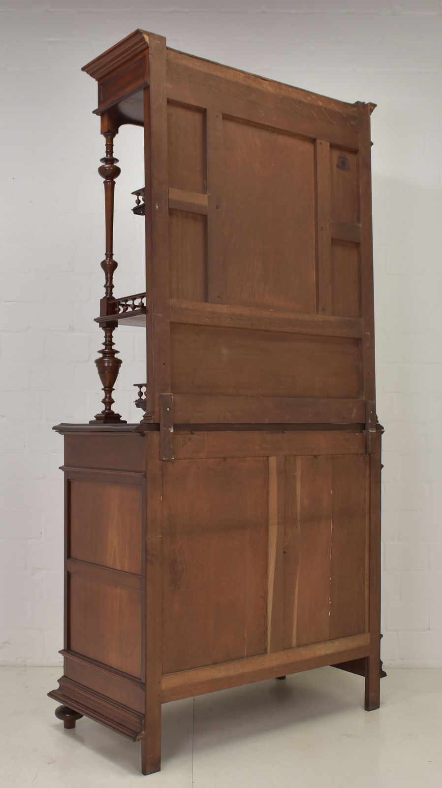 Furniture Antique! Restored Mahogany Buffet Cabinet, Gründerzeit/Historicism Period, 1 Of 2 photo