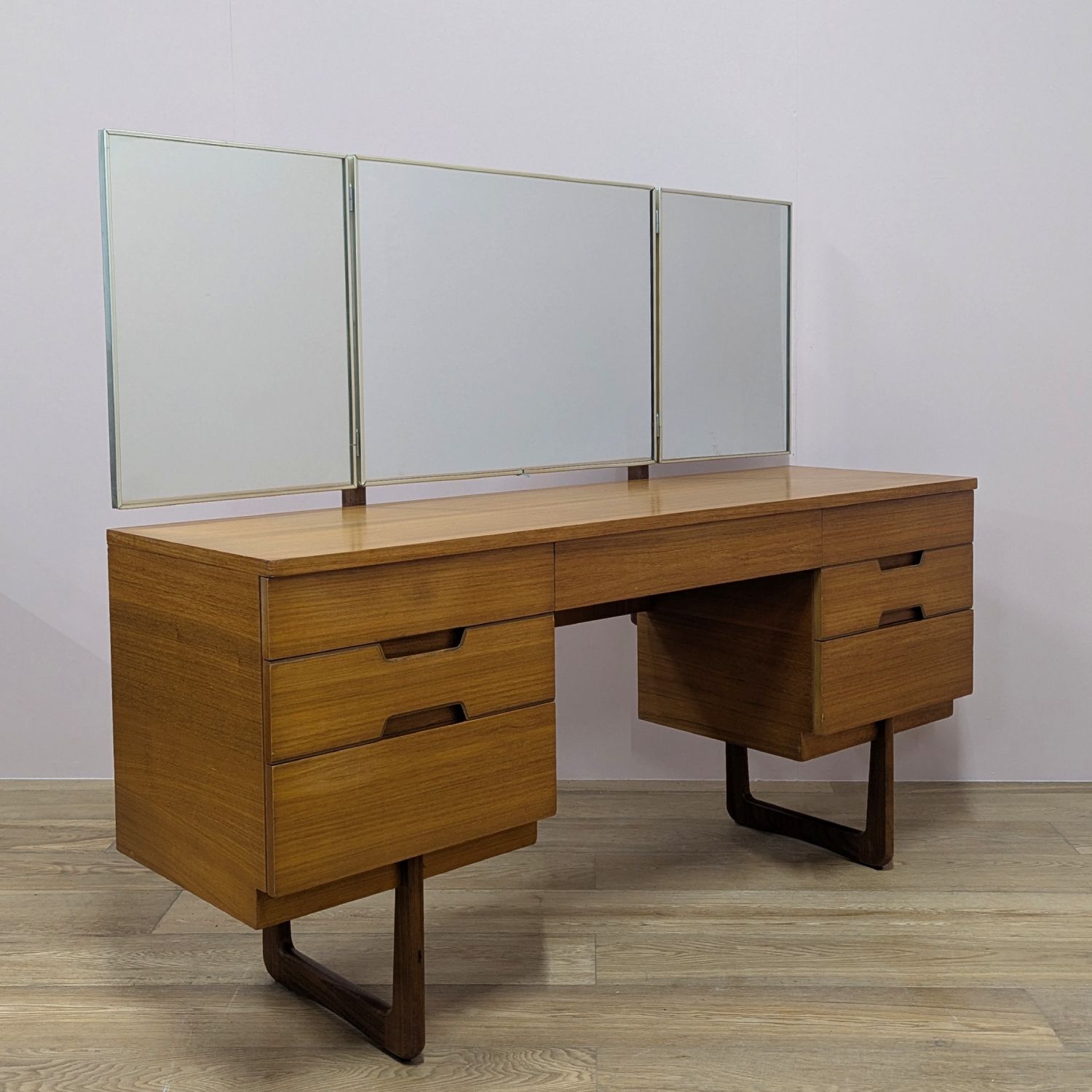 Midcentury 1960s Desk By Gunther Hoffstead For Uniflex photo 450.0