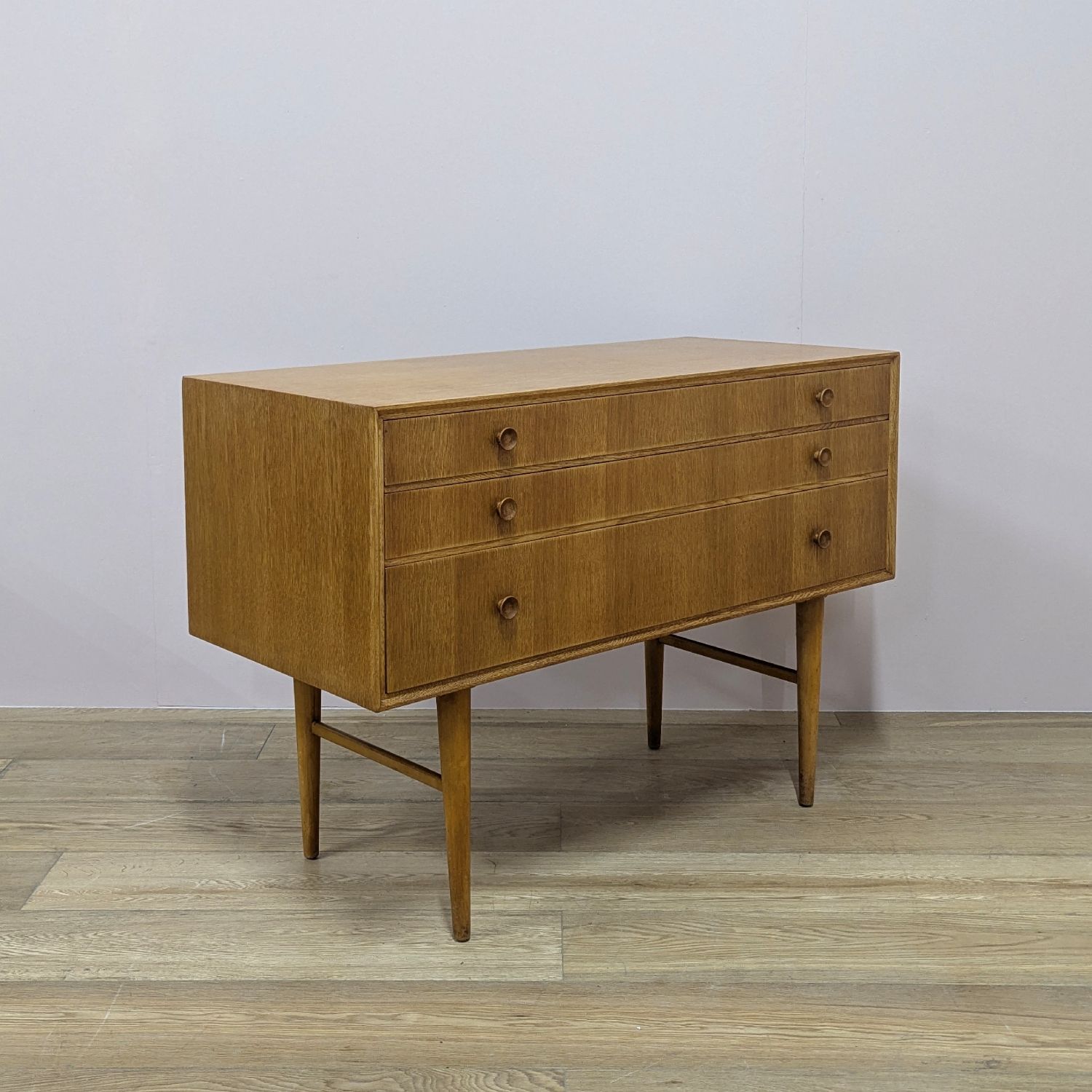 photo buy Midcentury 1960s Light Oak Chest Of Drawers By Meredew