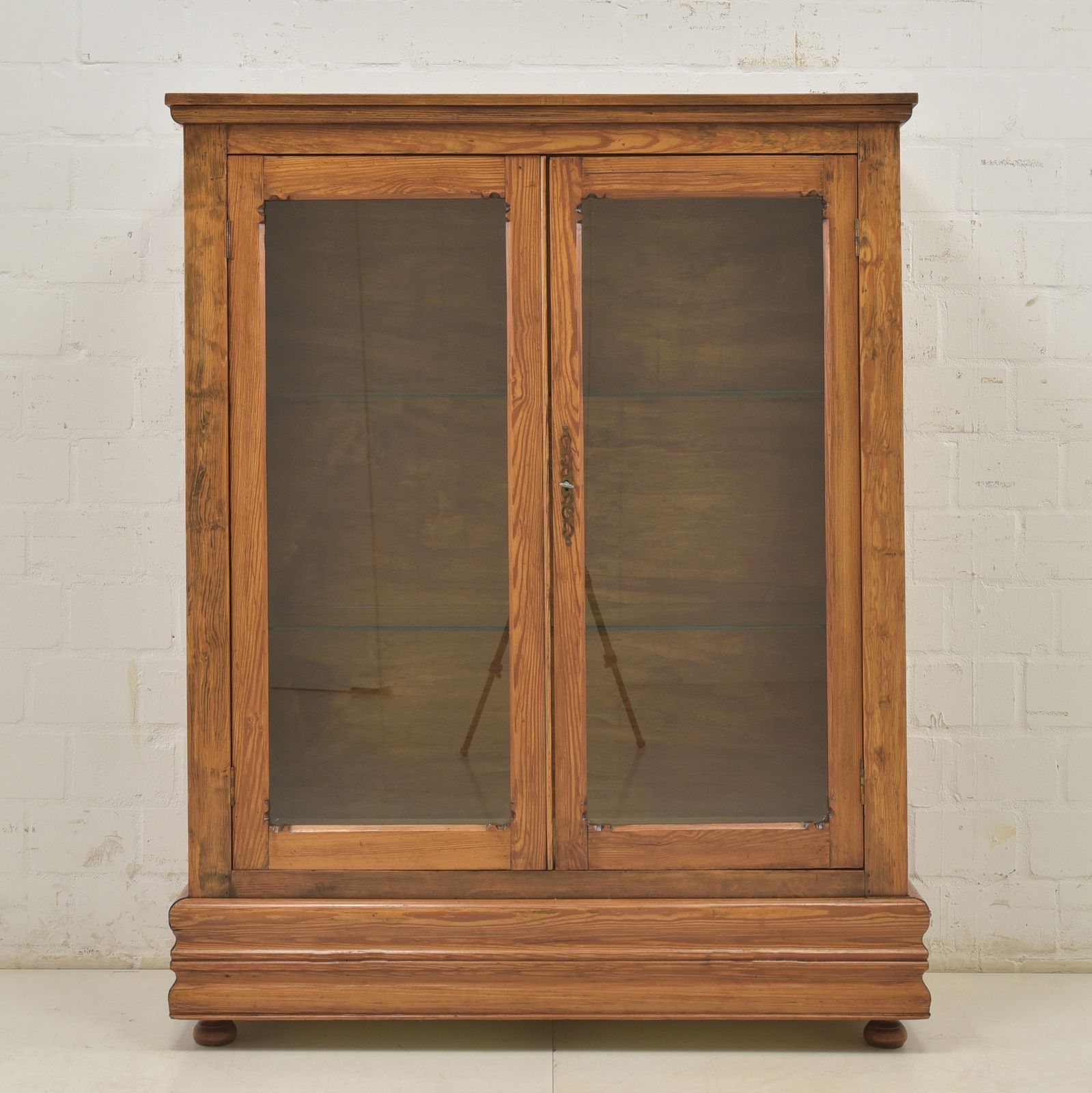 Antique! Small Restored Softwood Art Nouveau Display Cabinet, Circa 1920. photo furniture