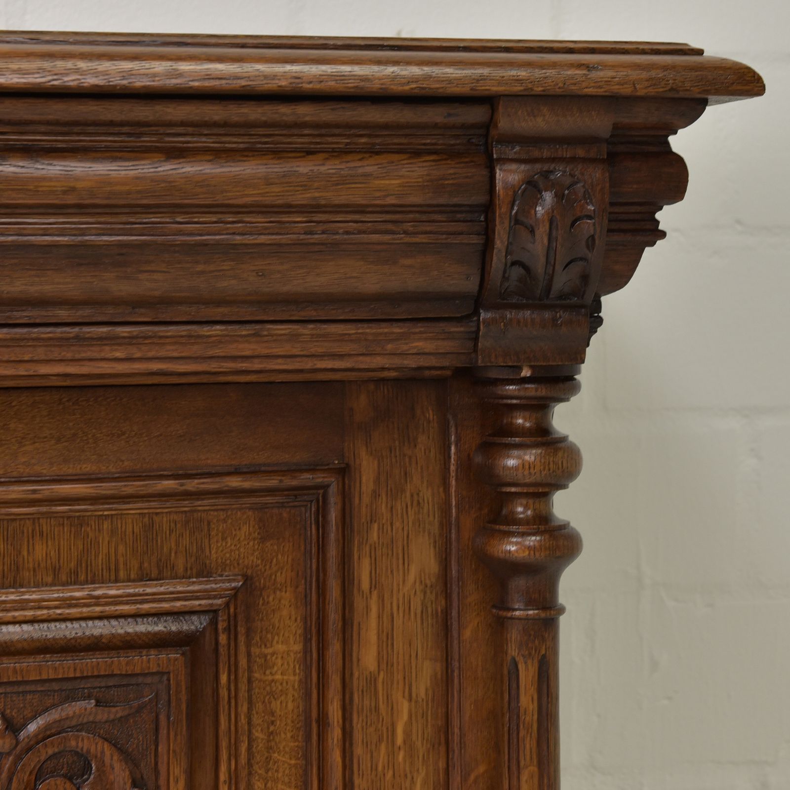 Antique! Restored Solid Oak Chest Of Drawers/Sideboard, Gründerzeit Style Cabinet photo vintage