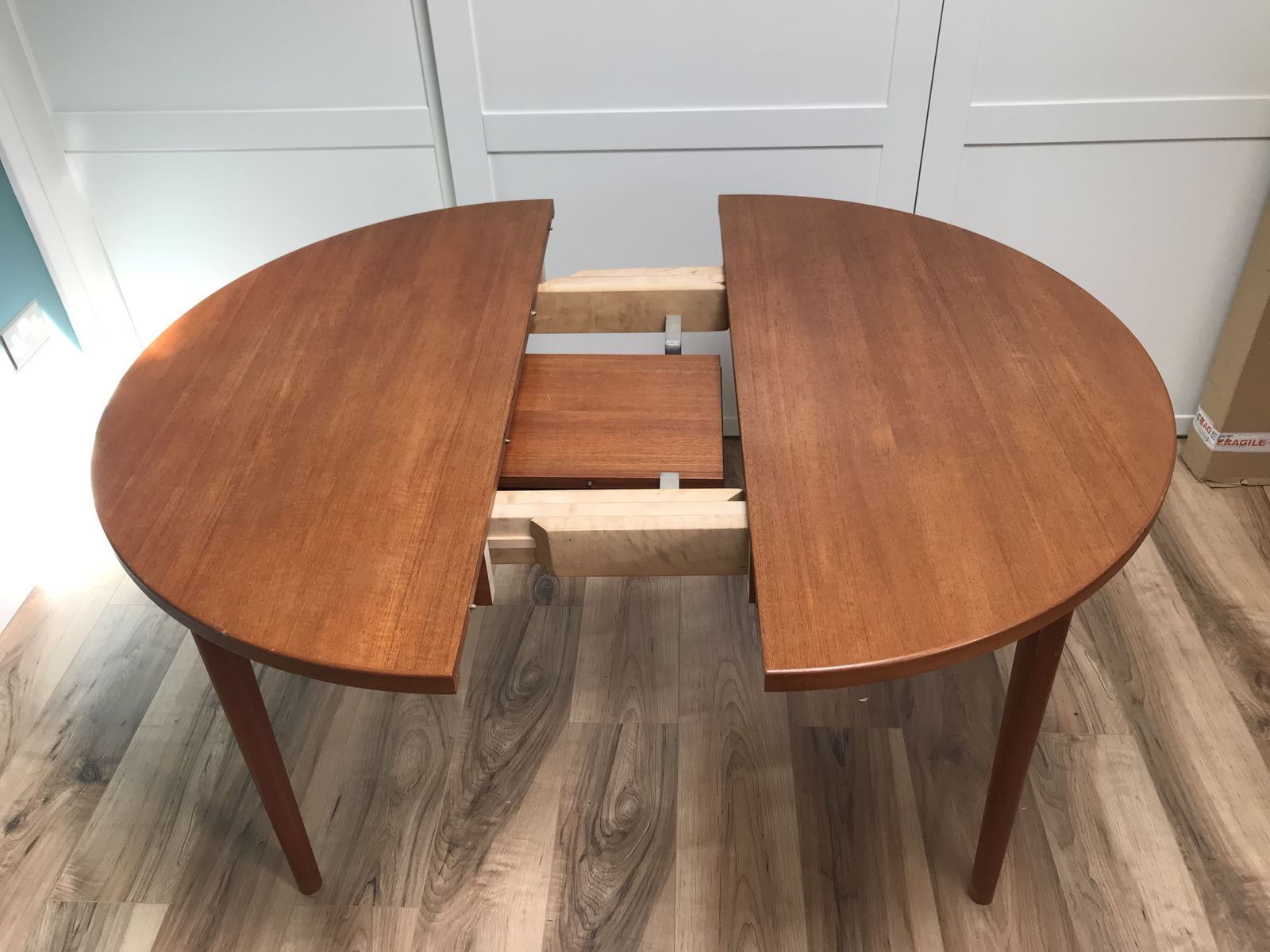 Mid Century Nils Jonsson Extendable Teak Dining Table And 4 Chairs photo furniture