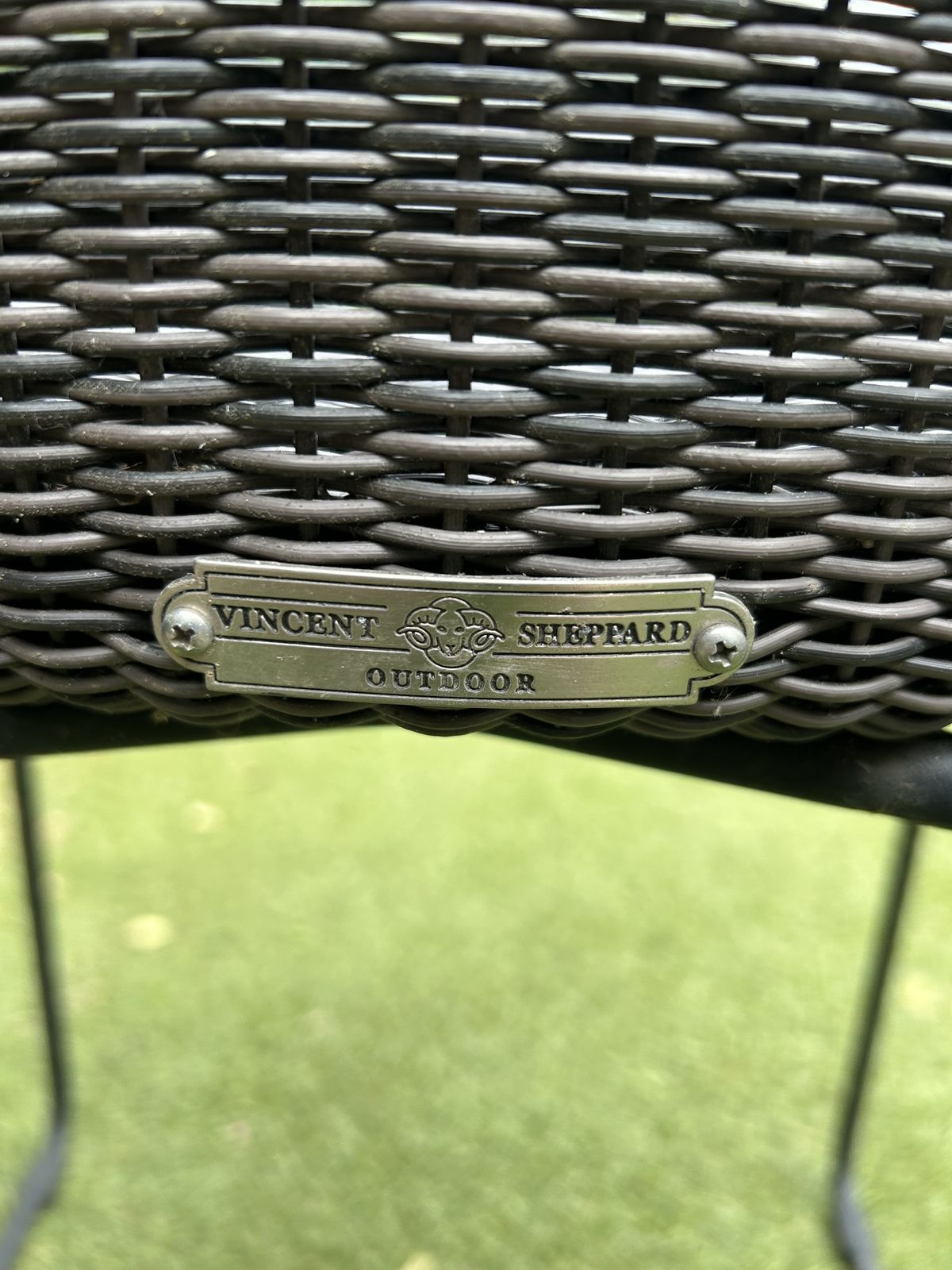 Vincent Sheppard Metal Frame Rattan Garden Chairs