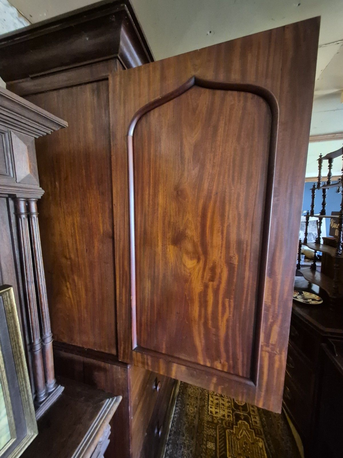 Furniture A Glorious Victorian Mahogany Country House Linenpress Larder Sold By Christies photo