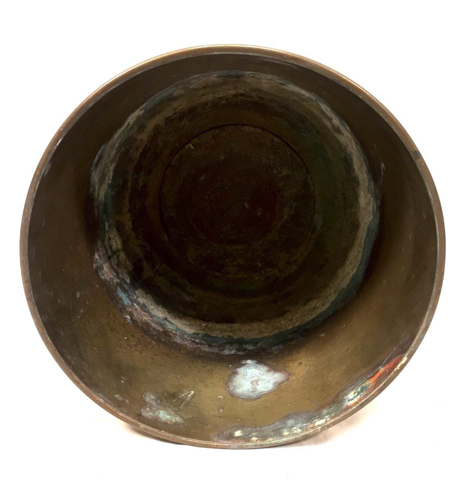 Antique Metal Brass Planter / Indoor Plant Pot / Art Nouveau Cache Pot C.1900 photo 110.0