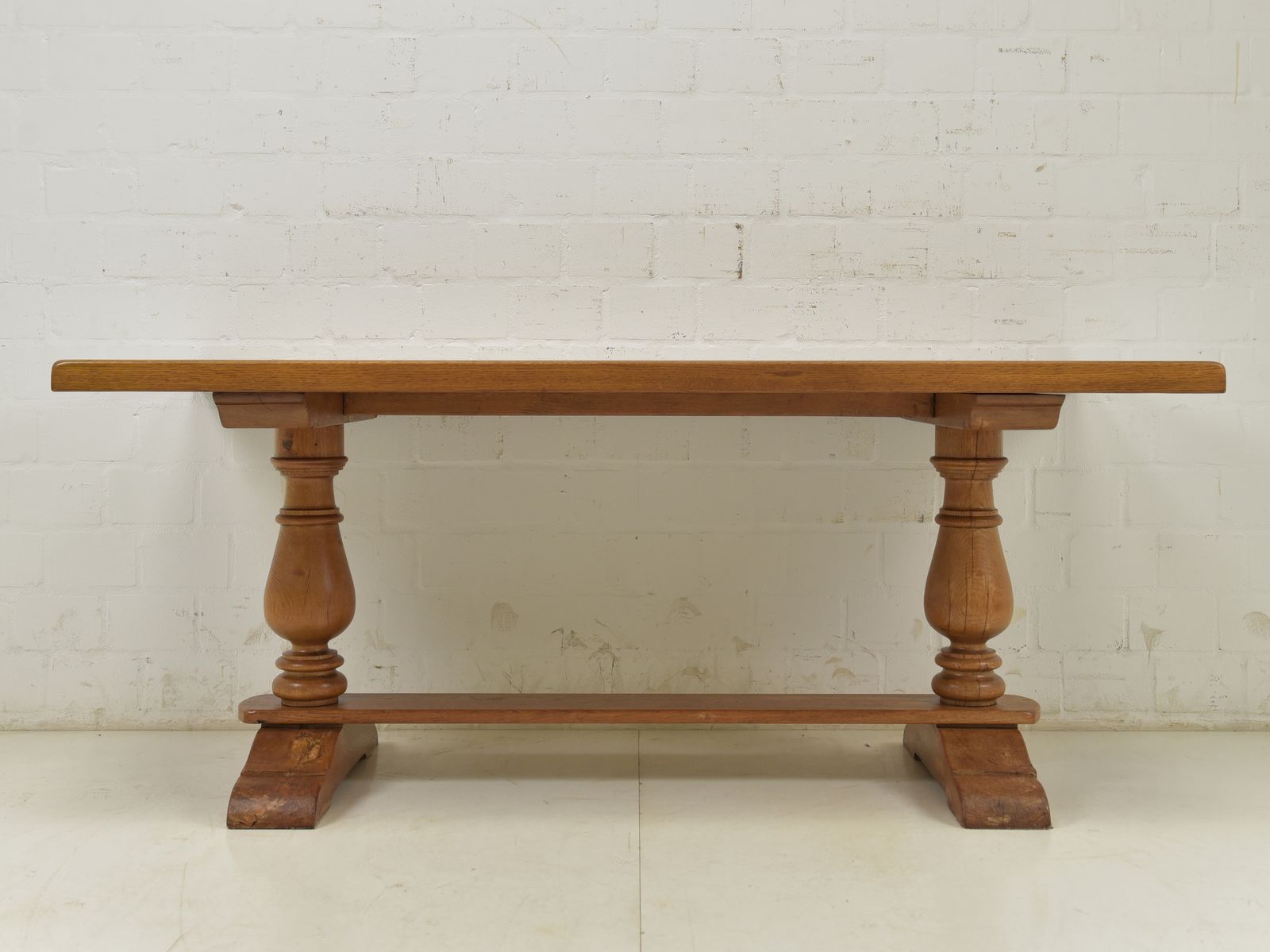photo furniture Antique! Restored Dining Table, 180 X 84 Cm, Farmhouse Table, Monastery Table, Solid Oak