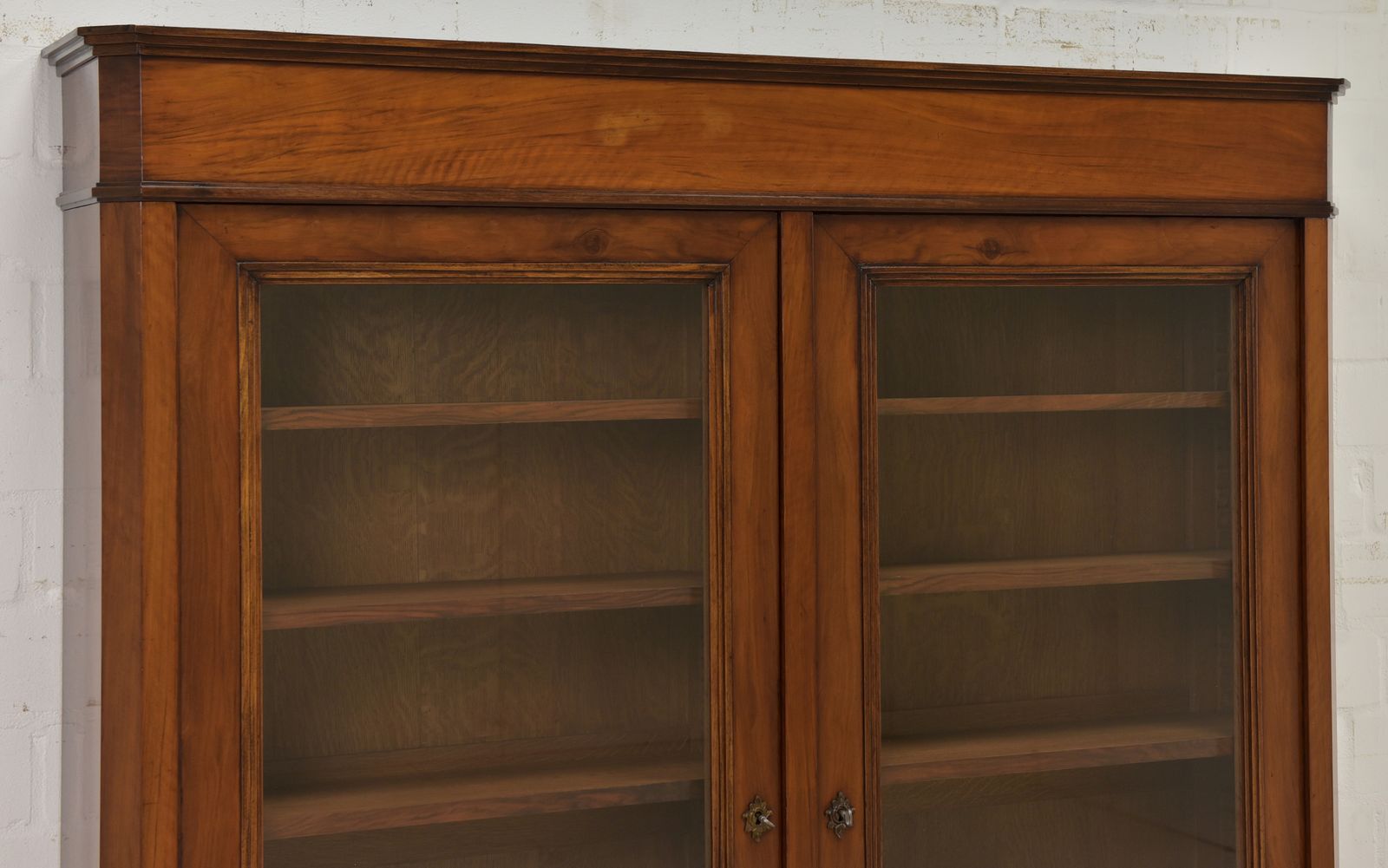 Antique! Restored Bookcase, England, Circa 1880, Mahogany Display Cabinet photo vintage