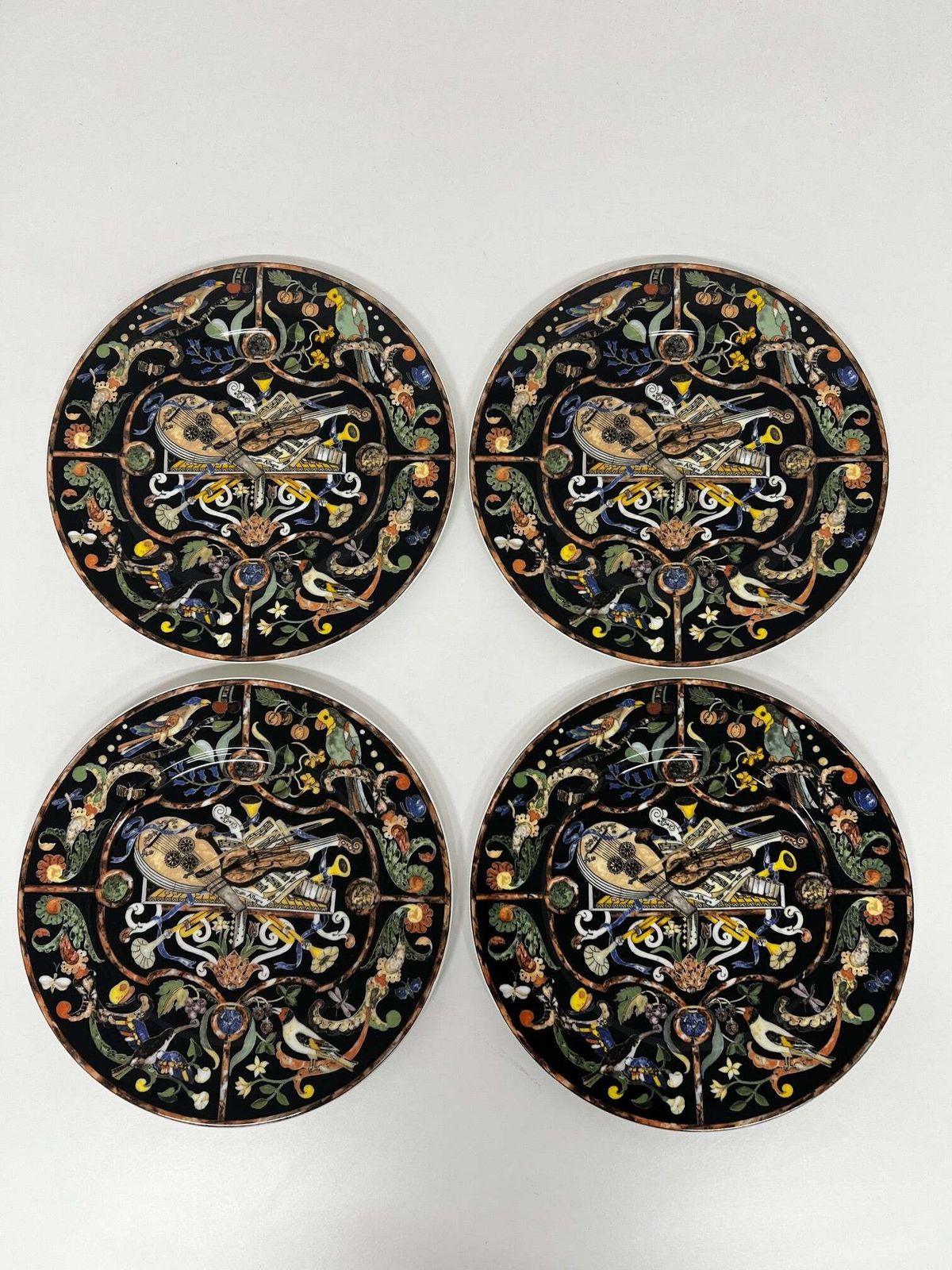 Vintage Villeroy & Boch Intarsia Service Plate Specially Designed For Raymond Blanc & Le Manoir Aux Quat Saisons. (1 X Pair)