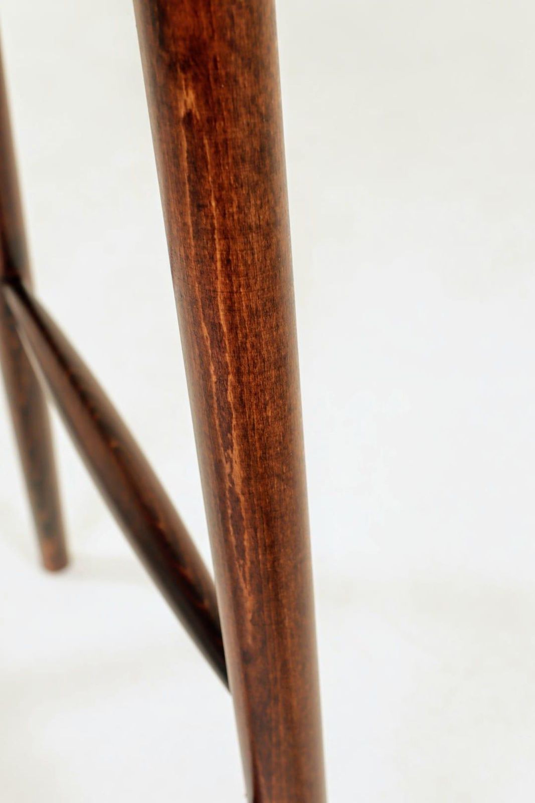 Pair Bar Stools In Vintage Style, Rose Corduroy Fabric photo 559.0