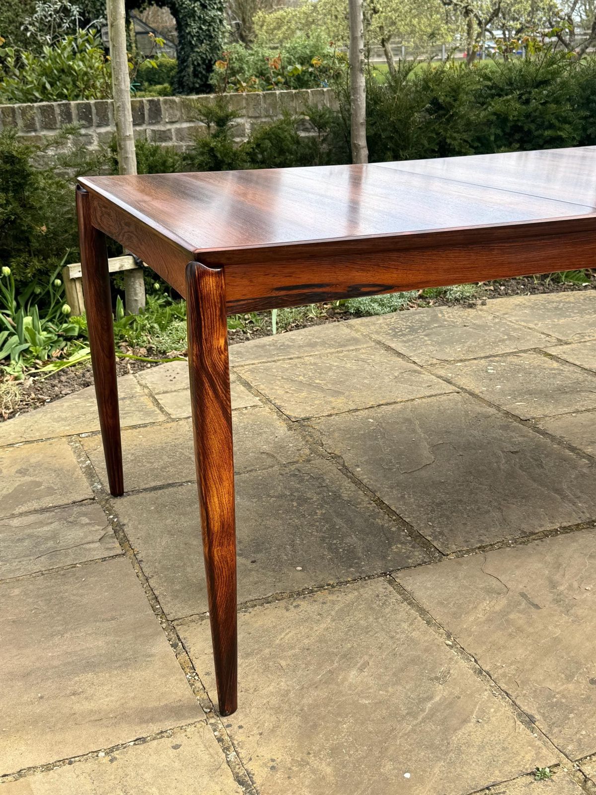 Furniture Mid Century Modern Danish Rosewood Dining Table And Eight Rosewood Chairs By Niels Otto Moller 1960 photo