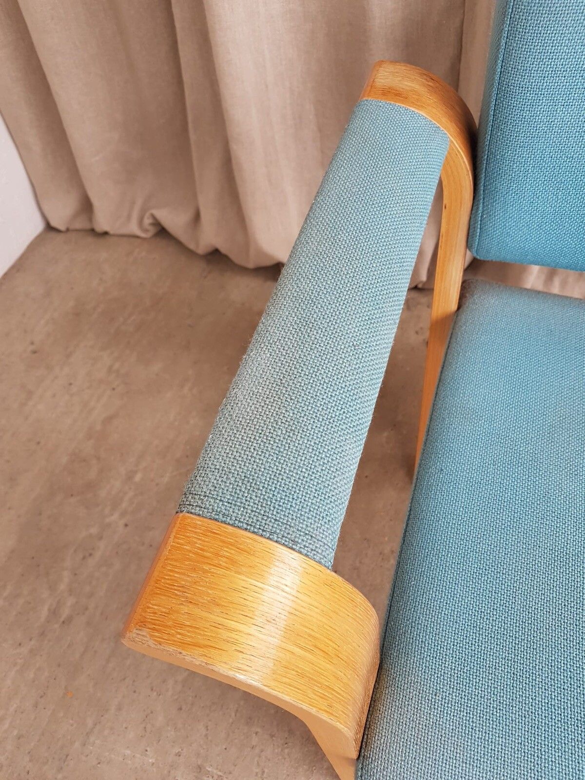 photo for sale Vtg Late Mid Century Armchair Side Chair By Magnus Olesen Modernist Retro R123