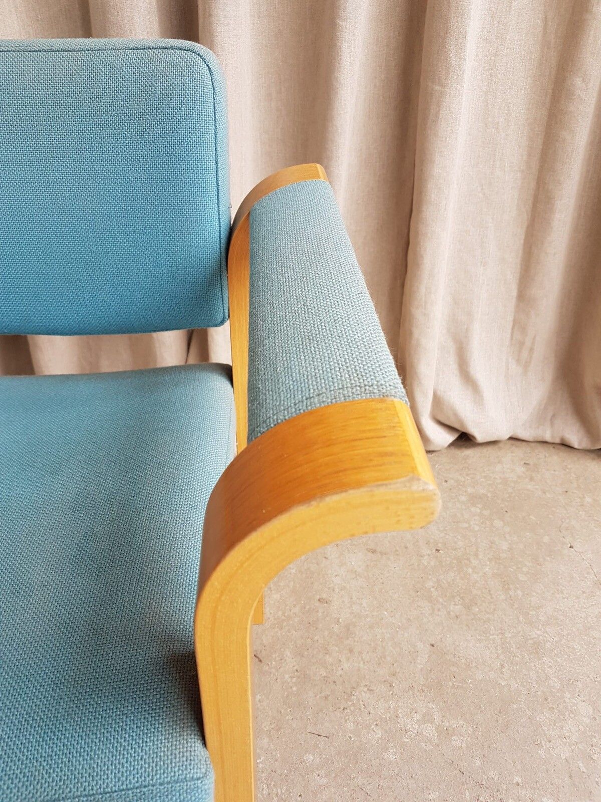 Furniture Vtg Late Mid Century Armchair Side Chair By Magnus Olesen Modernist Retro R123 photo