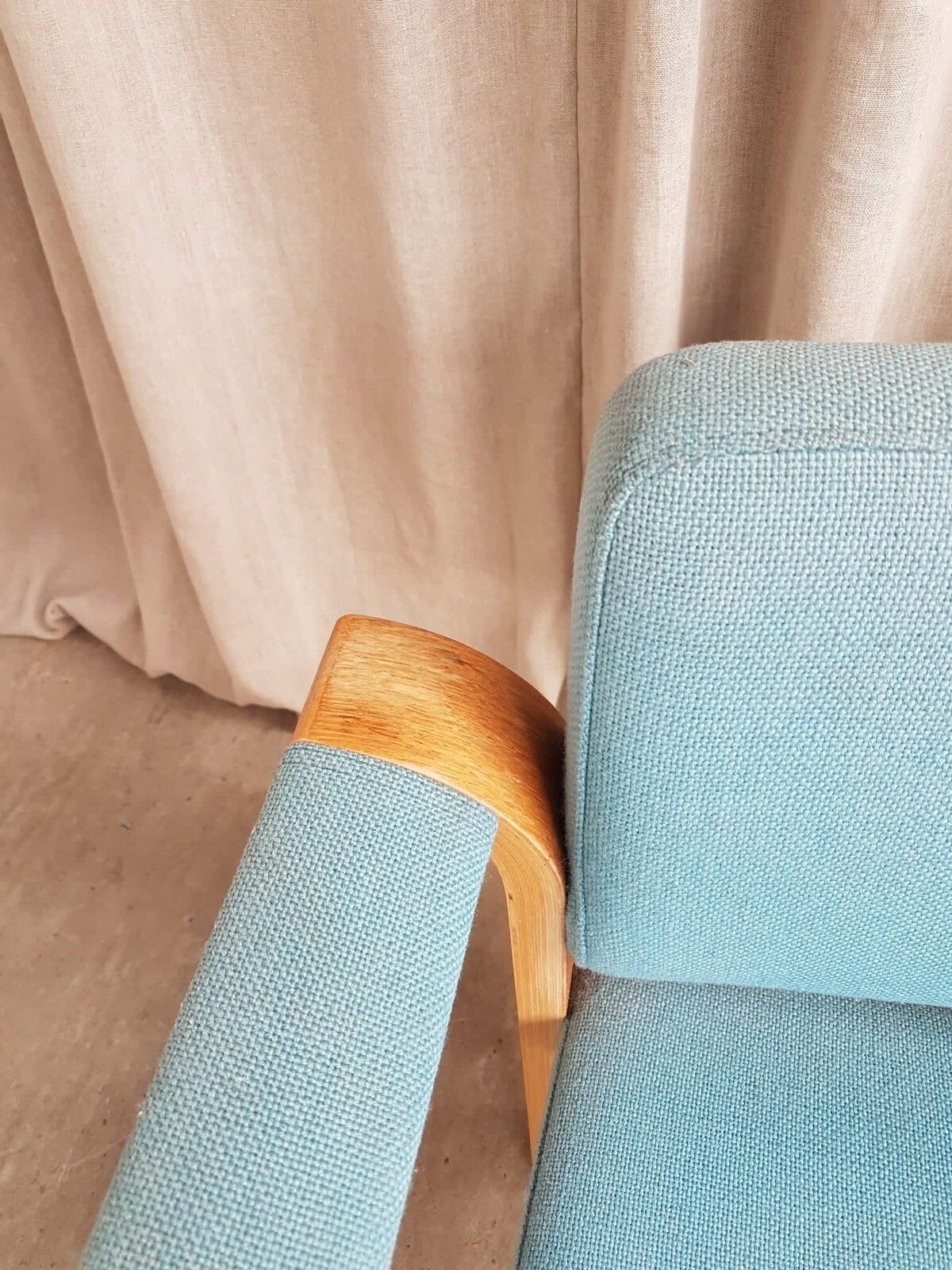 photo vinterior Vtg Late Mid Century Armchair Side Chair By Magnus Olesen Modernist Retro R123